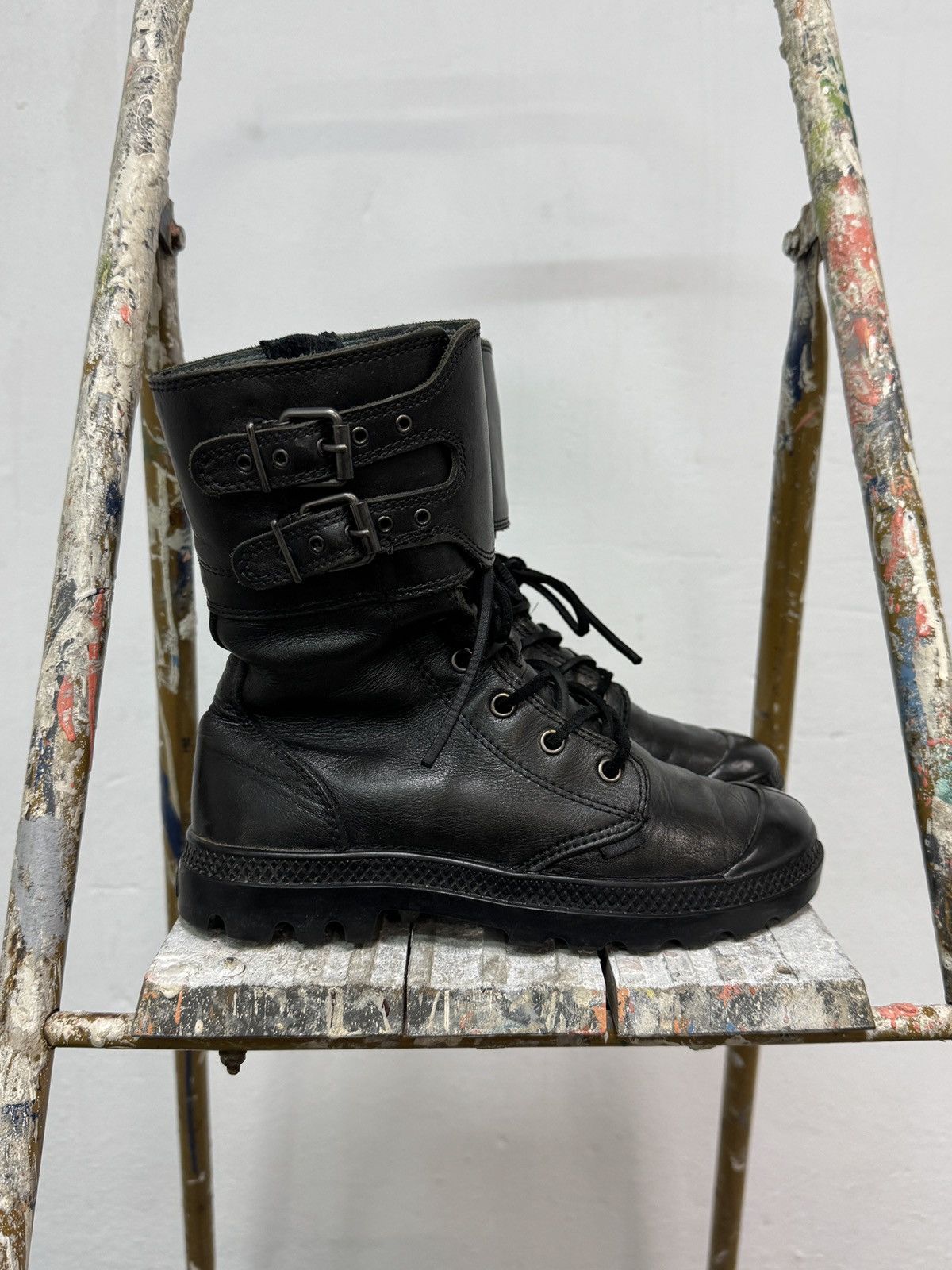 Palladium Palladium Leather HI Originale White Lace Up Boots Size US 6 / IT 36 - 5 Thumbnail