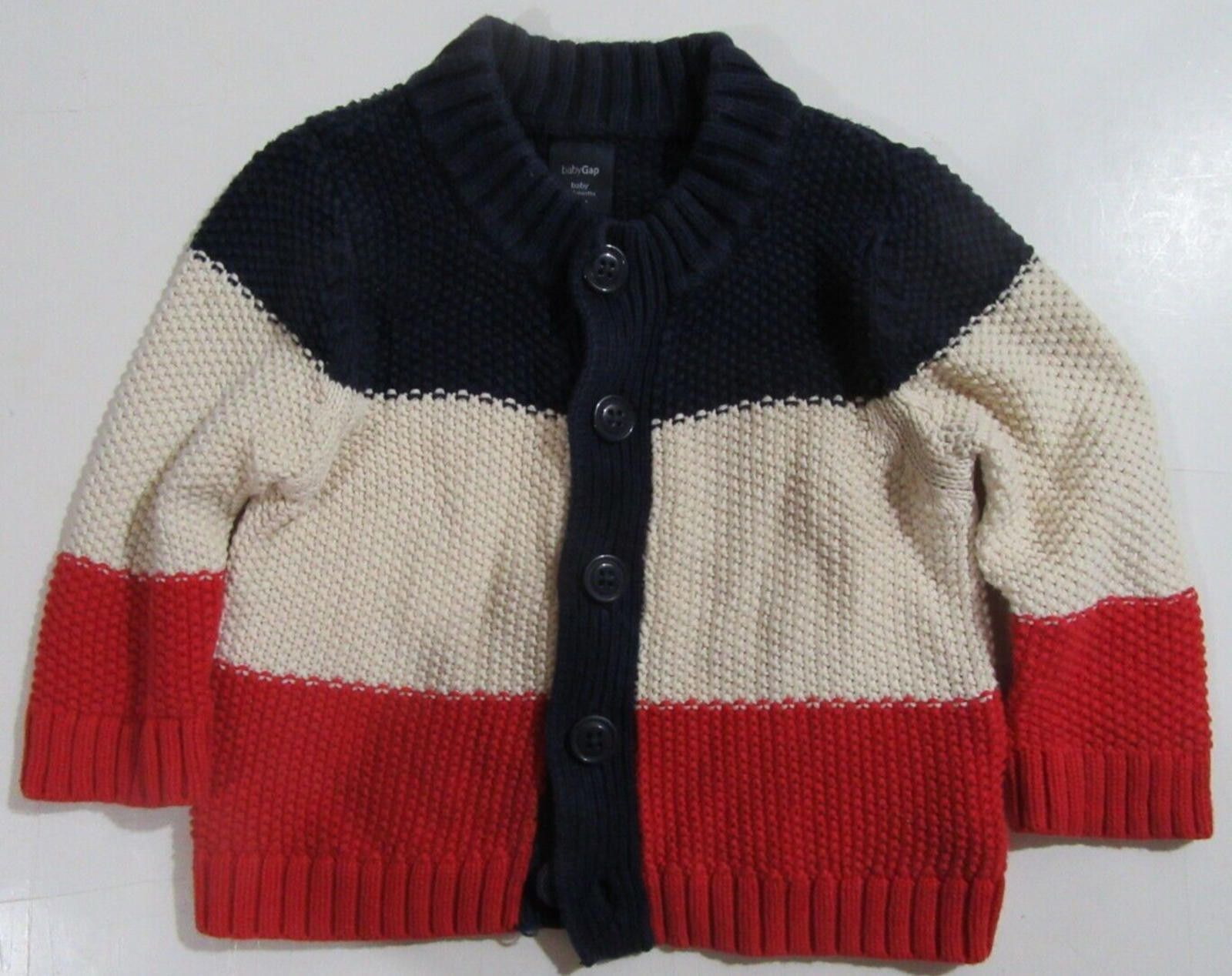 Gap Baby Gap Sweater Infant Boys 6-12 Months EUC Size US XXS / EU 40 - 1 Thumbnail