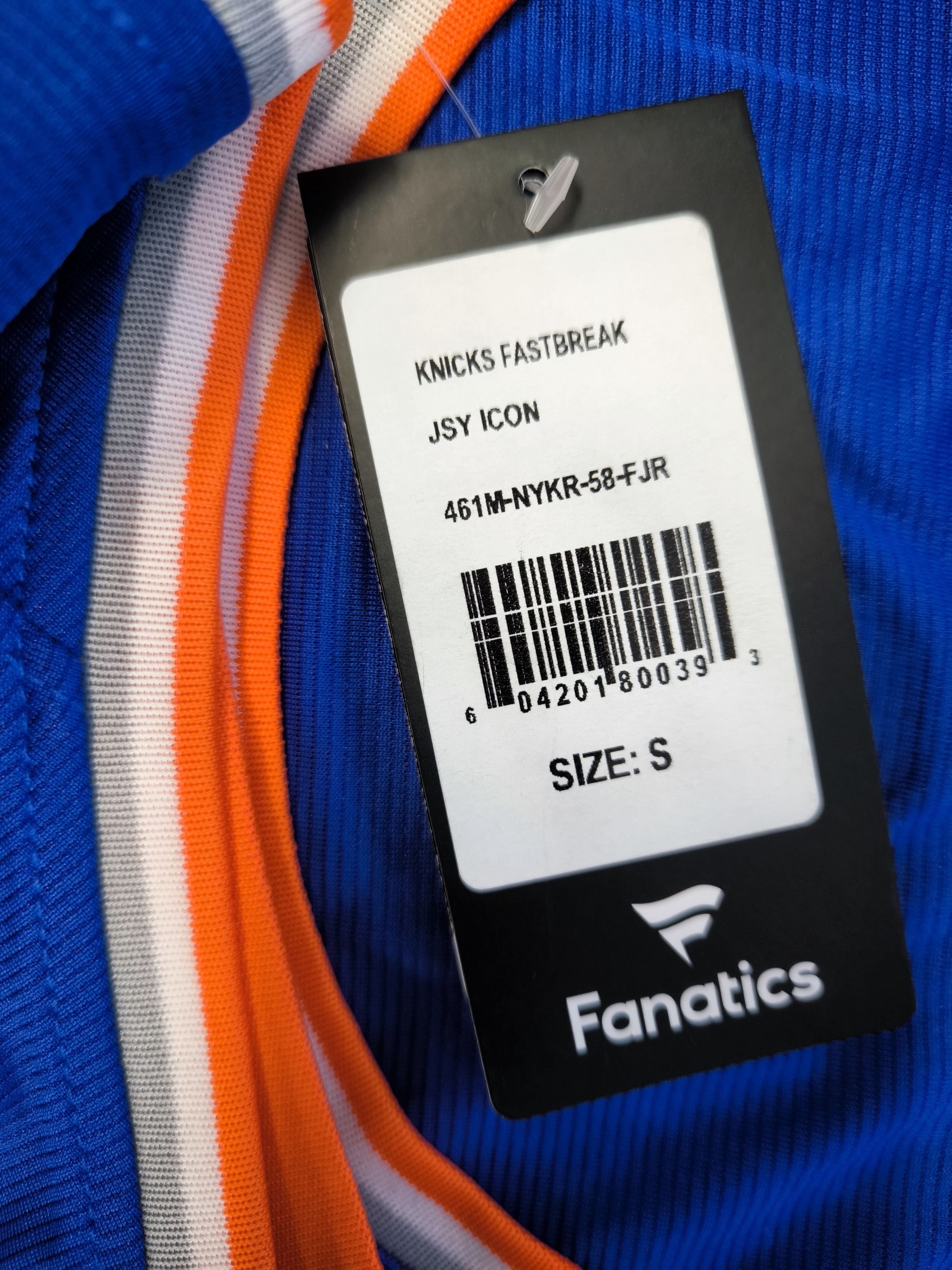 NBA Fanatics NBA Basketball JERSEY New York KNICKS NEW S Size US S / EU 44-46 / 1 - 5 Thumbnail