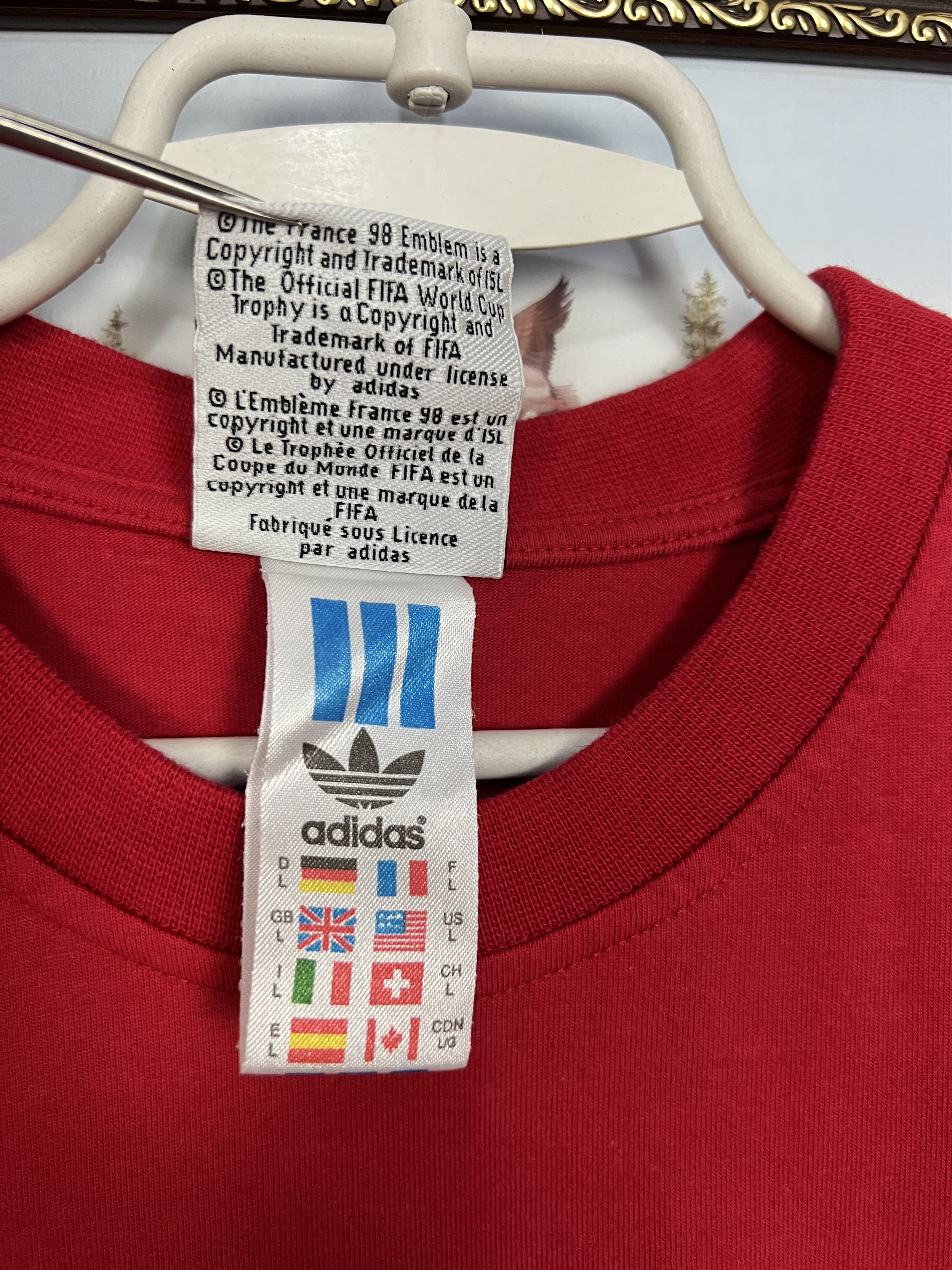 Adidas Vintage England Football Shirt World Cup Soccer Jersey Size US L / EU 52-54 / 3 - 5 Thumbnail