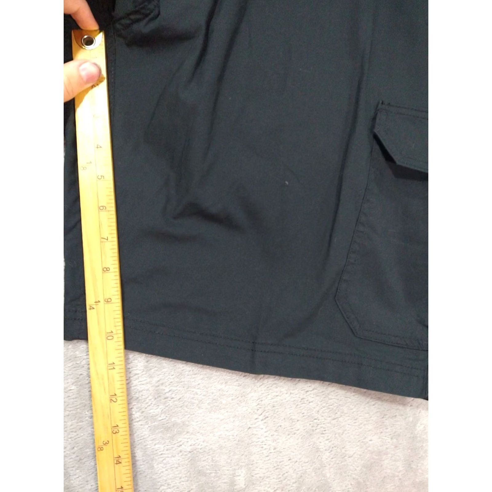 Lee Lee Mens 48 Black Cargo Shorts Extreme Motion Flat Front High Rise Stretch Size US 32 / EU 48 - 5 Thumbnail