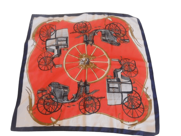 Other Azzaro square travel scarf on the theme of a carriage. Size ONE SIZE - 1 Thumbnail