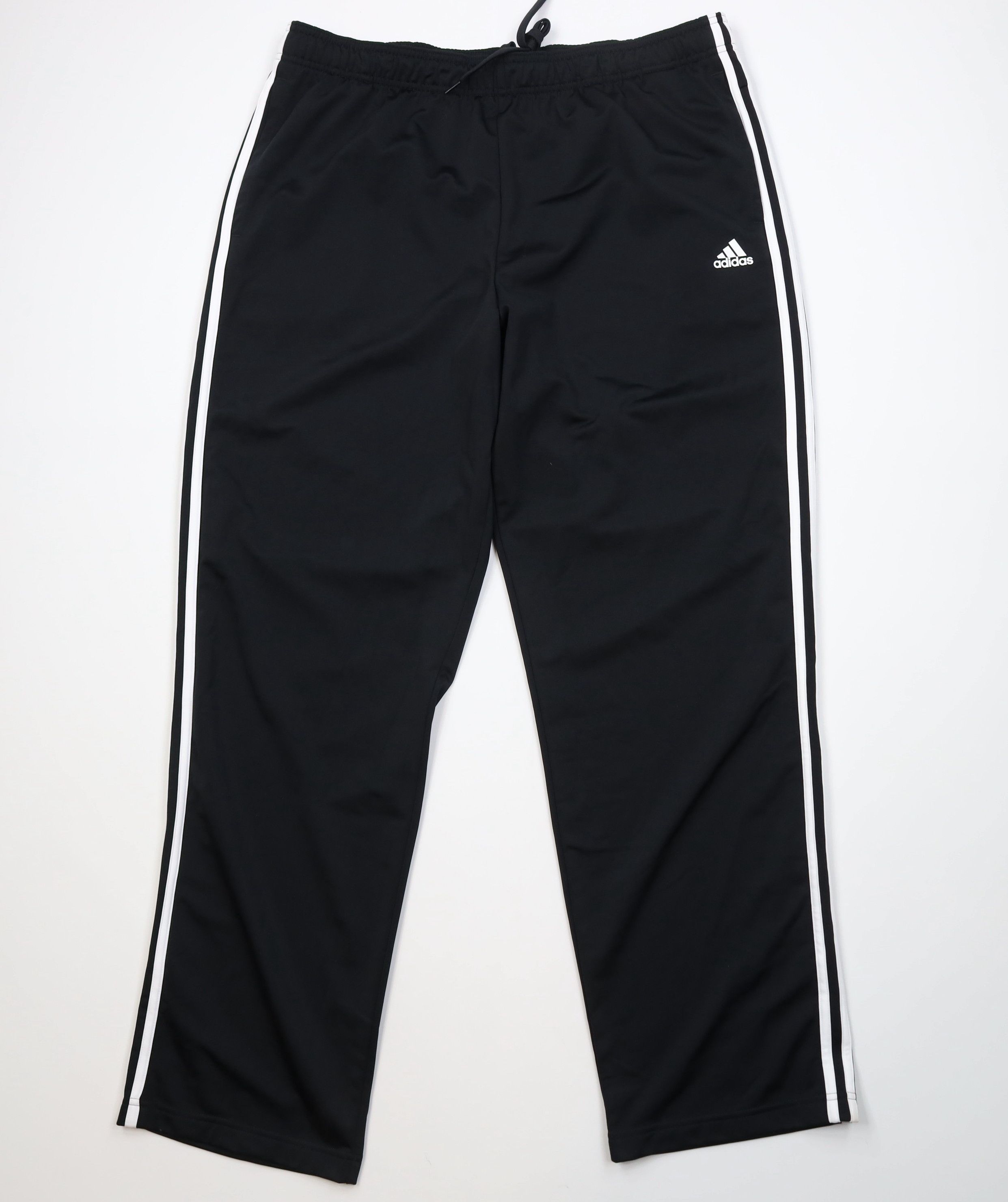 Adidas Vintage Y2K Adidas Striped Wide Leg Sweatpants Pants Black Size US 40 / EU 56 - 1 Thumbnail
