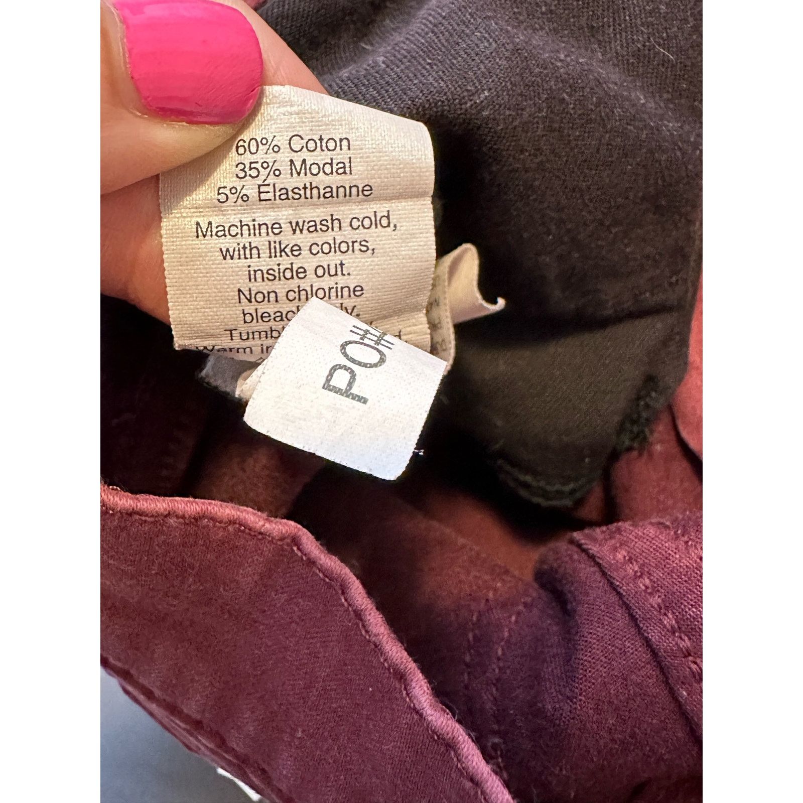 Madewell Madewell burgundy skinny skinny stretch jeans size 25 - 0 Size 25" / US 0 / IT 36 - 6 Thumbnail