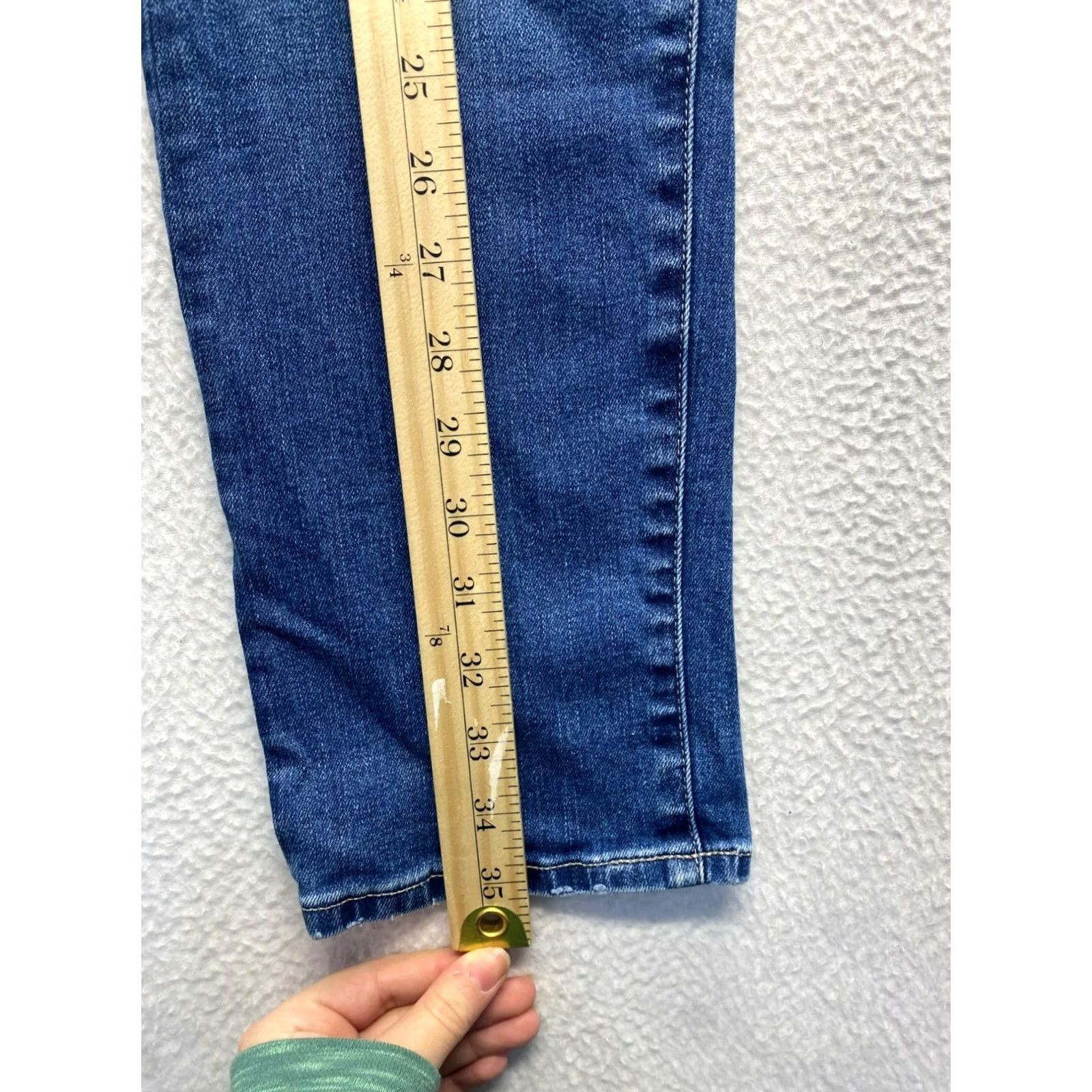 Edwin Women’s Edwin Elin Crop Straight Jeans 25 Women Blue Jeans Crop Straight Accessories: 5-pocket Women’s Size 42" / US 20 - 3 Thumbnail