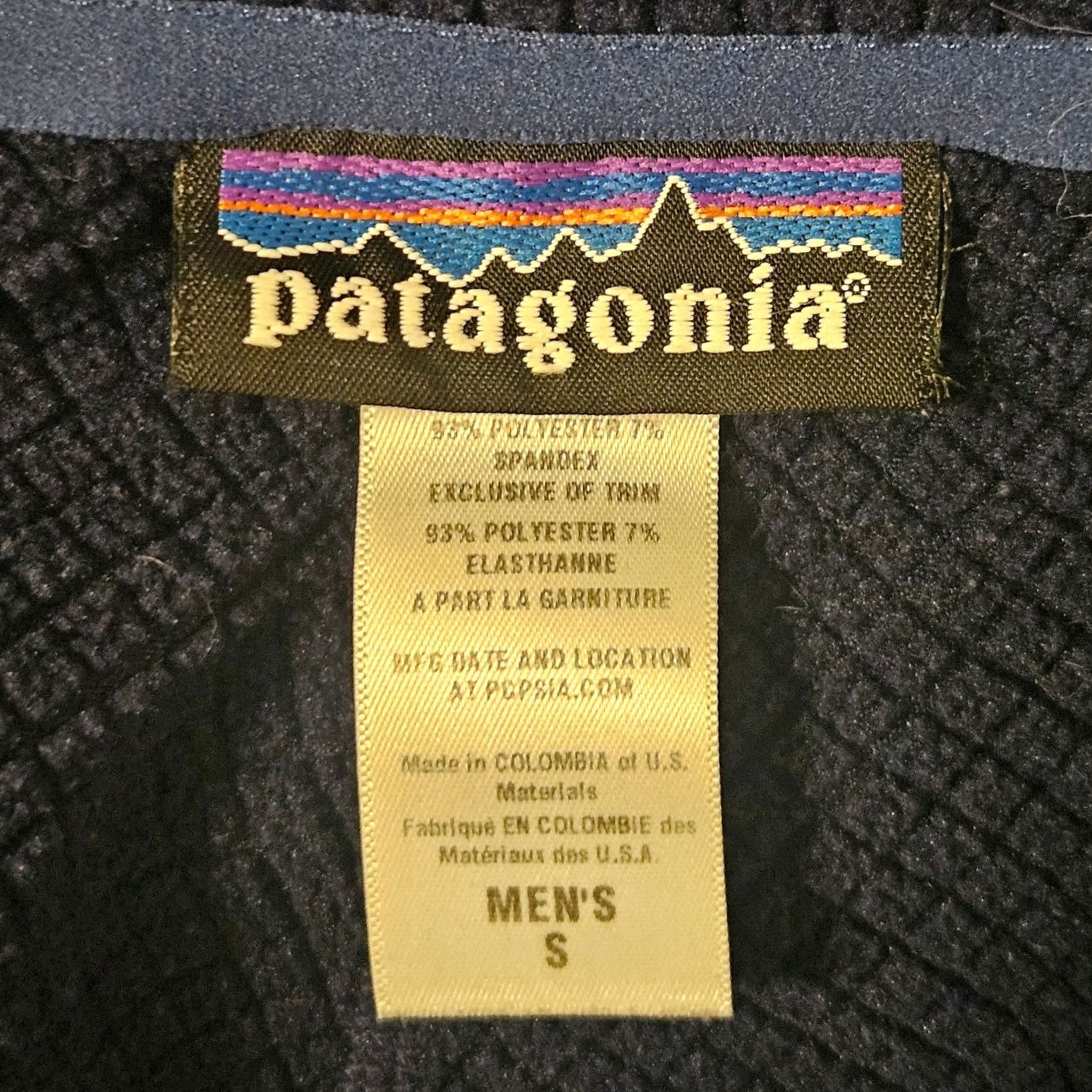 Patagonia Patagonia Pullover Fleece Quarter Zip Blue Polyester Blend Small Men"s R1 40107 Size US S / EU 44-46 / 1 - 4 Thumbnail