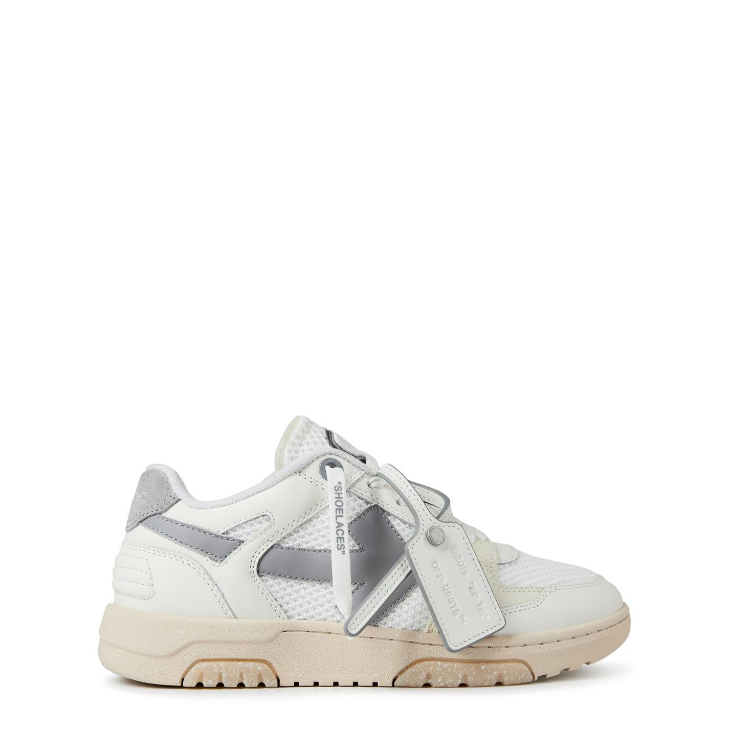 Off-White o1g2r1mq0226 Slim Low Trainers in White & Grey Size US 6 / EU 39 - 1 Thumbnail