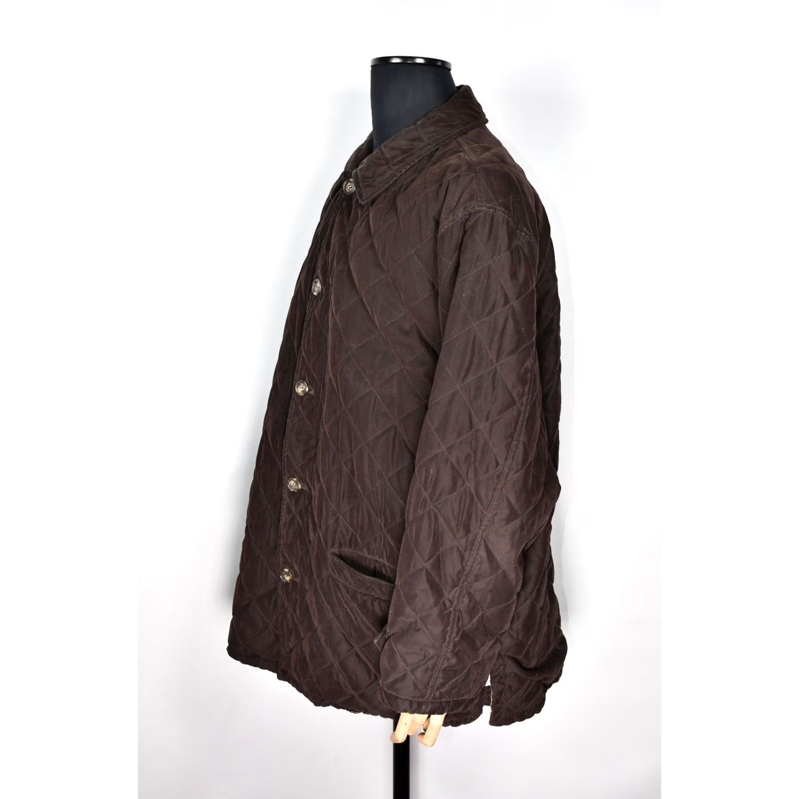 Turnbull & Asser VINTAGE Turnbull & Asser Jacket Mens 46 Quilted Brown Wool Polyester Polyamide Casual 90s Streetwear Size US S / EU 44-46 / 1 - 5 Thumbnail