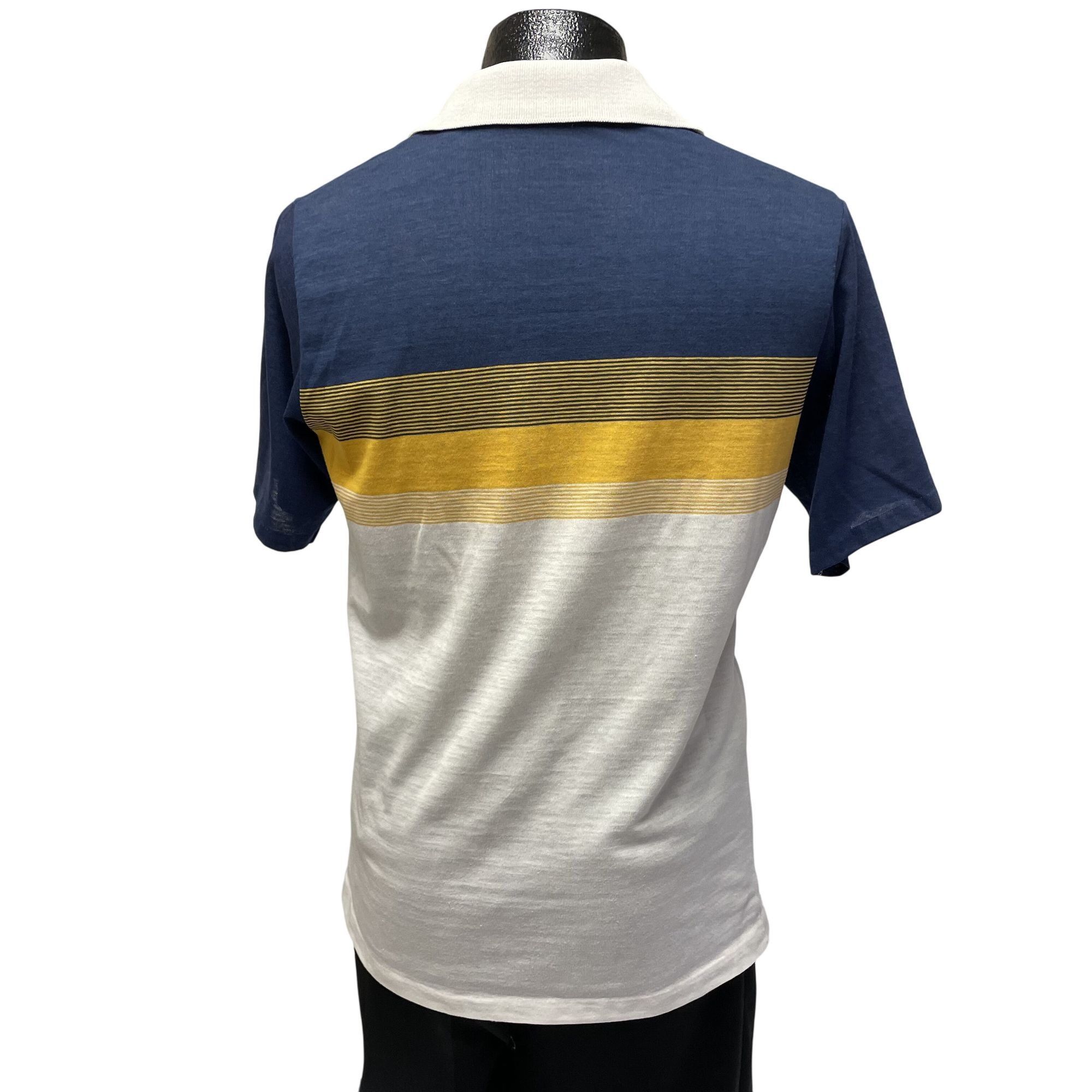 Other Vtg White CHAIN STITCH 1981 ULTRA Thin Surfer Polo Size US S / EU 44-46 / 1 - 5 Thumbnail