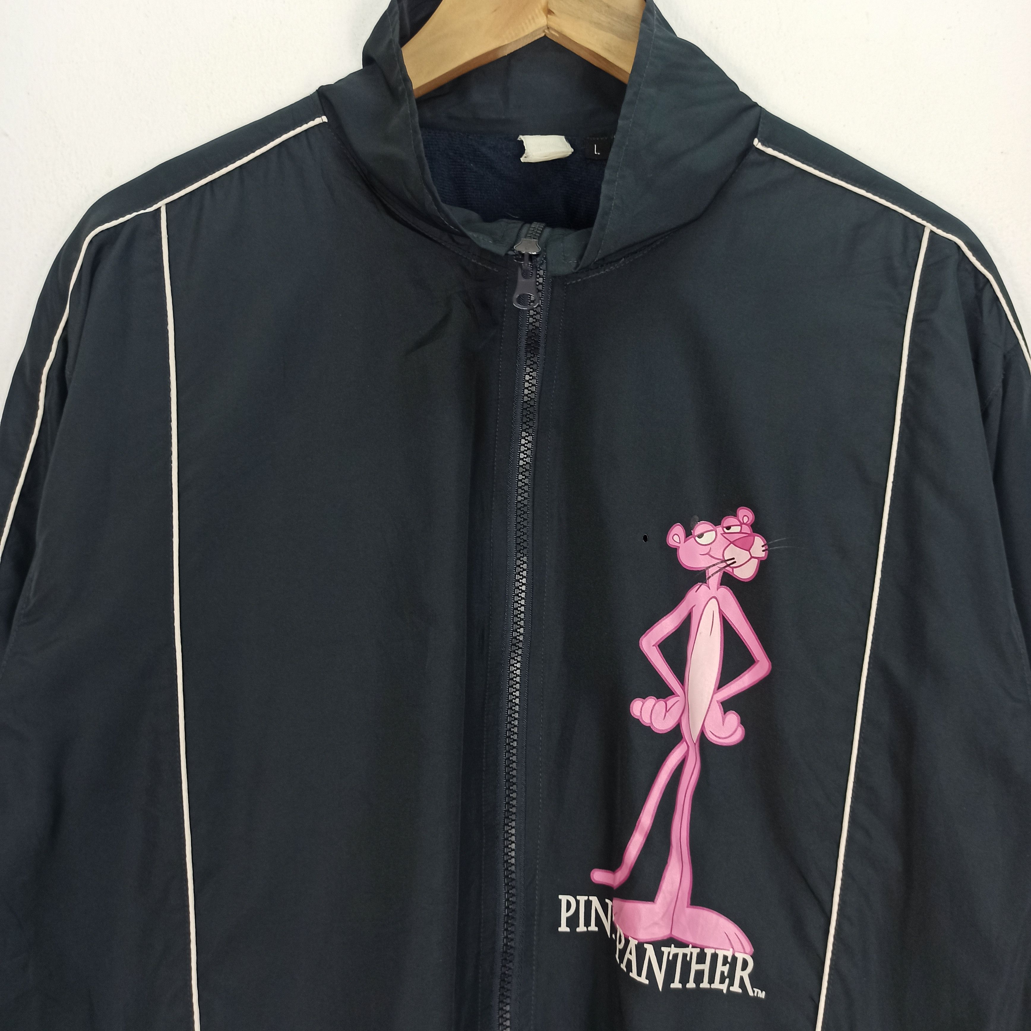 Cartoon Network Vintage PINK PANTHER Windbreaker Jacket Big Logo Size US L / EU 52-54 / 3 - 5 Thumbnail