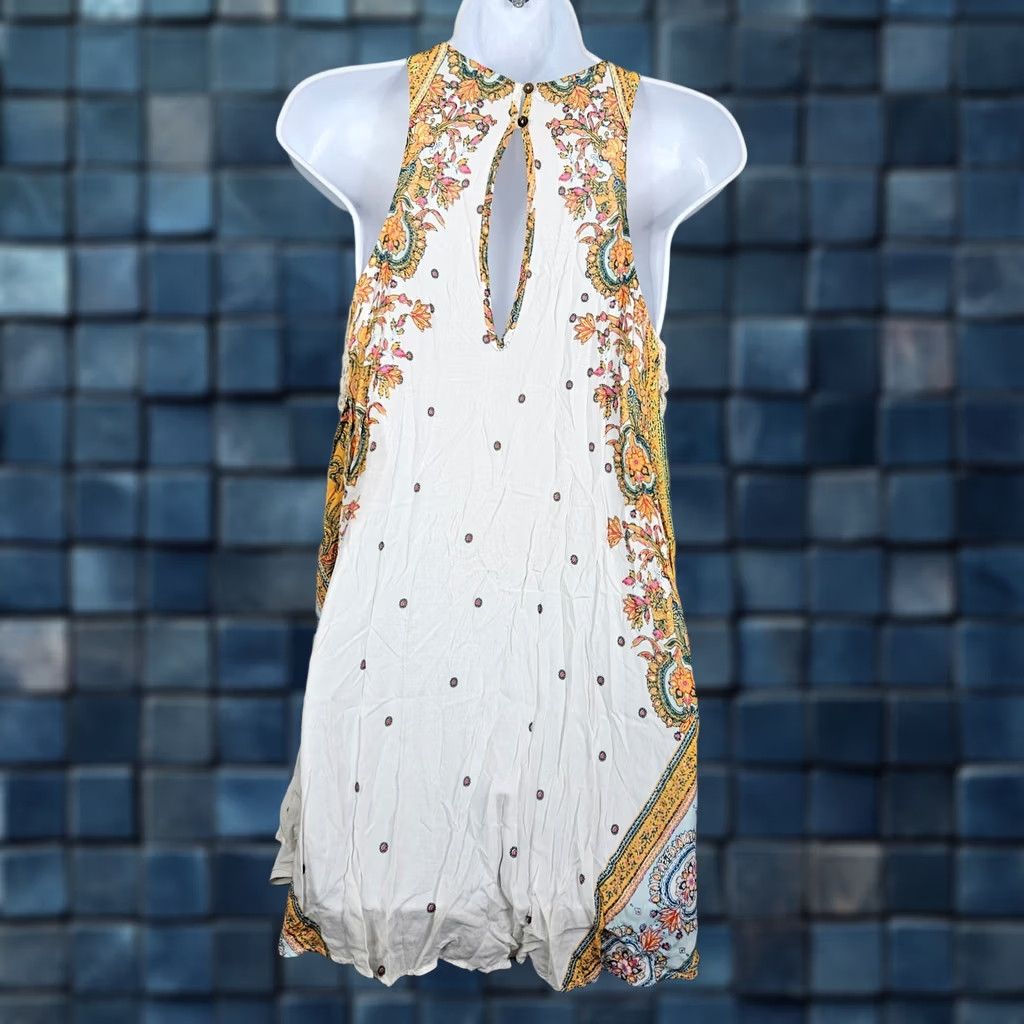 Free People VINTAGE Intimately By Free People Women's Darjeeling Floral A-line Mini Dress XS Size XS / US 0-2 / IT 36-38 - 1 Thumbnail