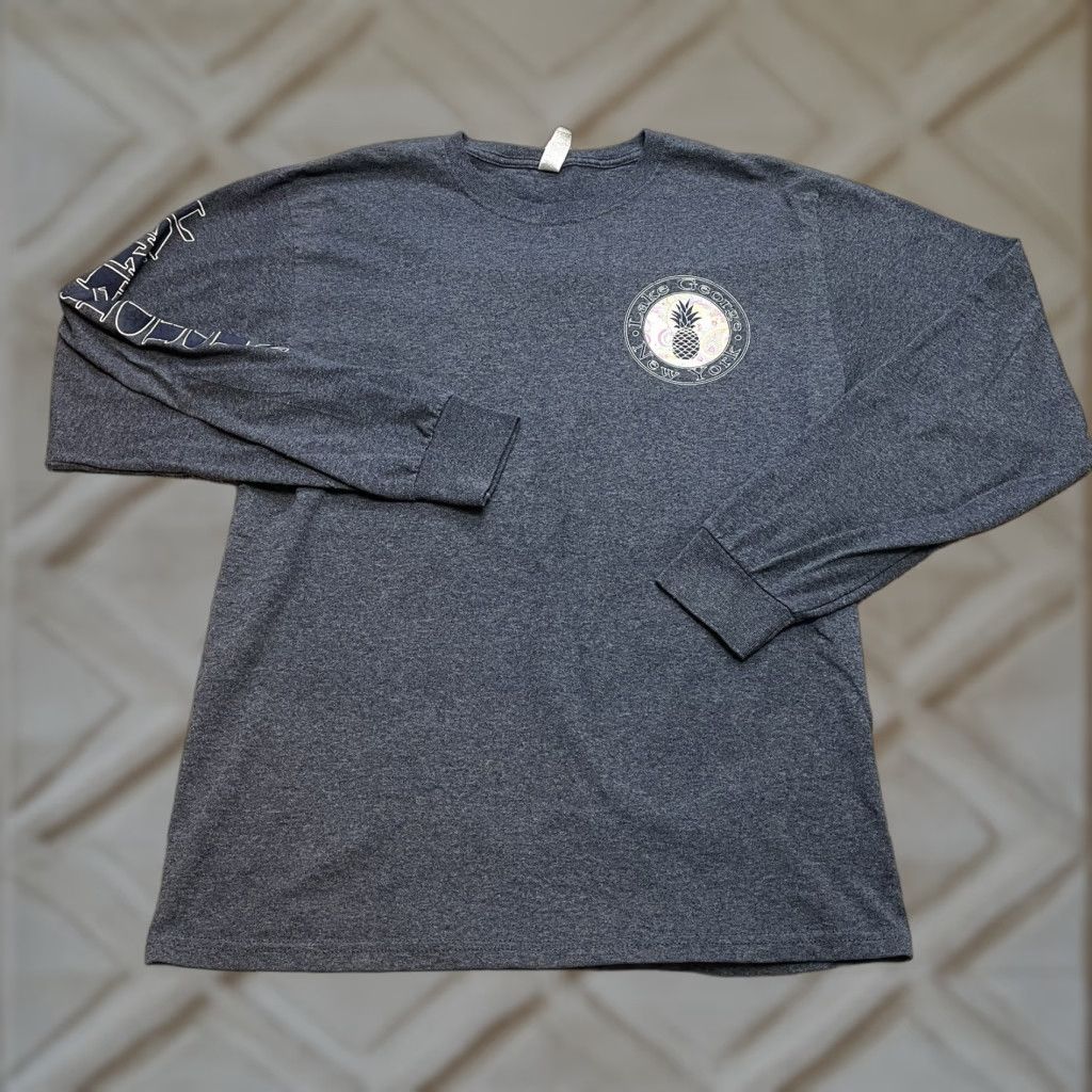 Jerzees VINTAGE: Jerzees Dri Power Shirt Adult Medium Blue Long Sleeve Lake George New York Logo Size US M / EU 48-50 / 2 - 1 Thumbnail