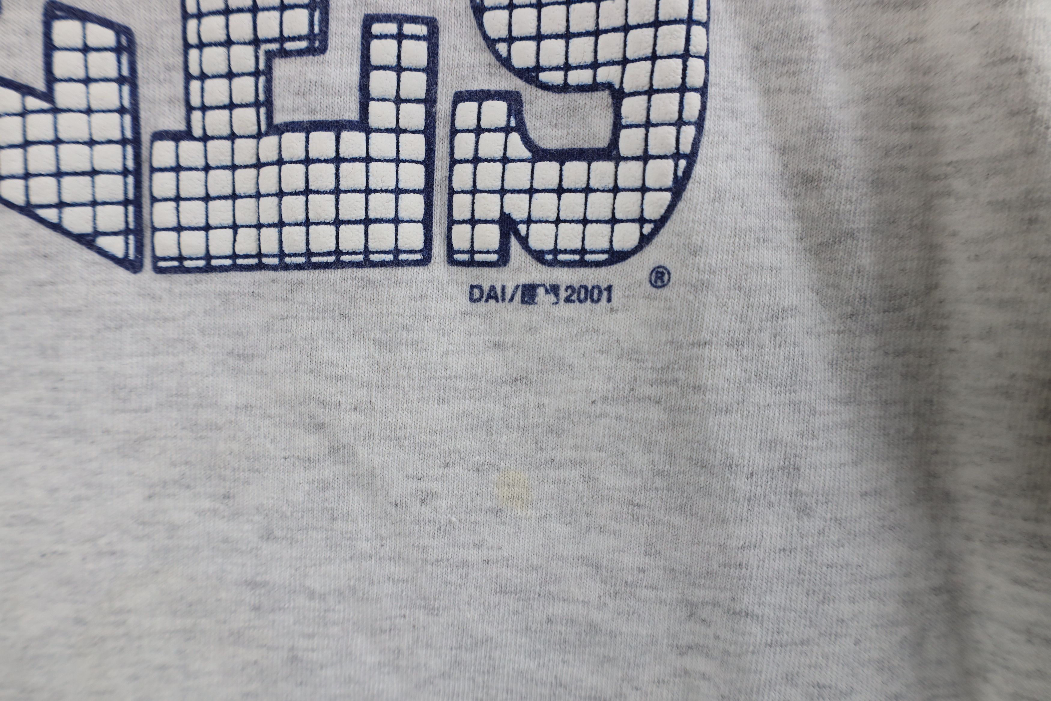 Vintage Vintage Y2K 2001 New York Yankees Baseball T-Shirt Gray Size US XXL / EU 58 / 5 - 5 Thumbnail
