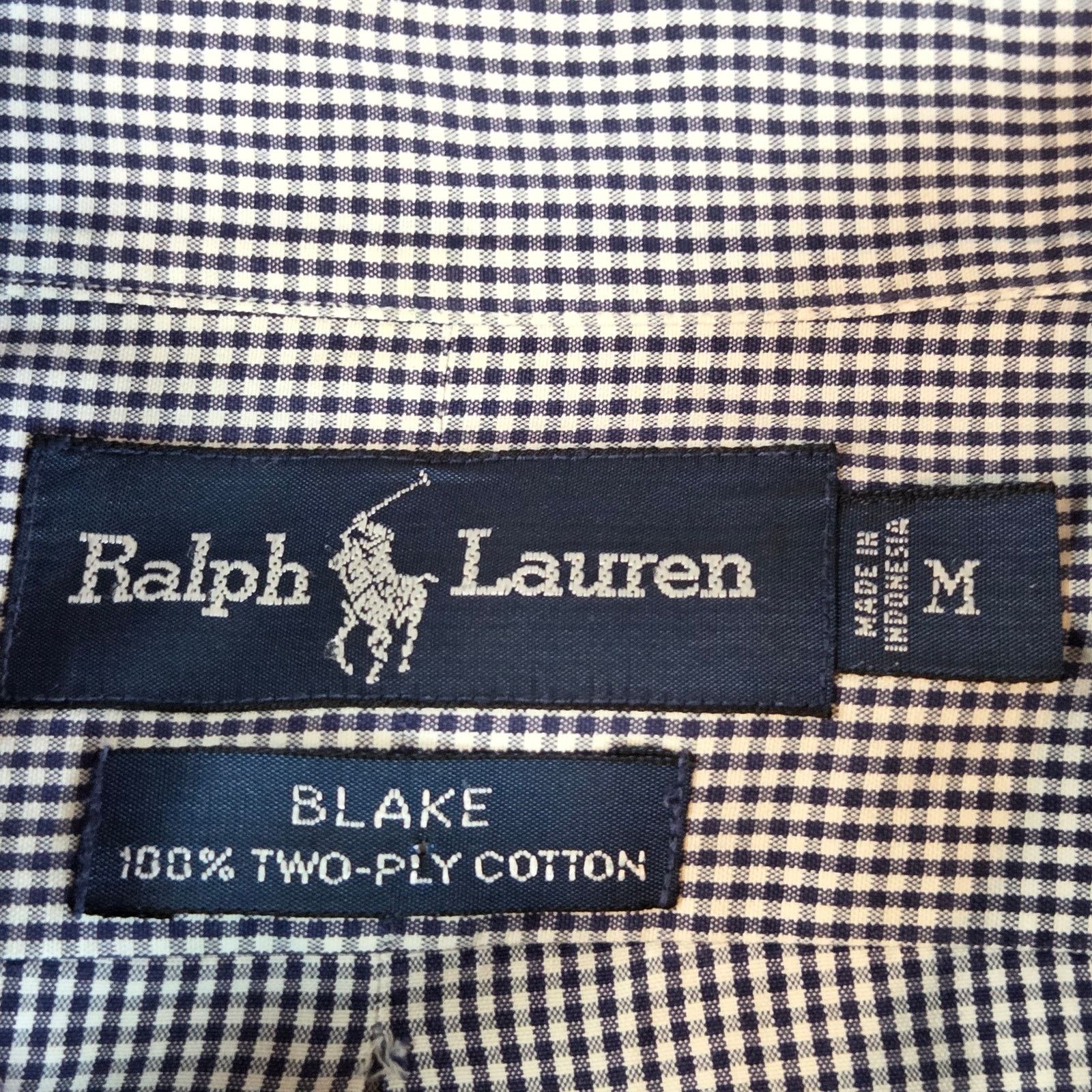 Ralph Lauren Ralph Lauren Blake Blue Check Button Down M Size US M / EU 48-50 / 2 - 3 Thumbnail