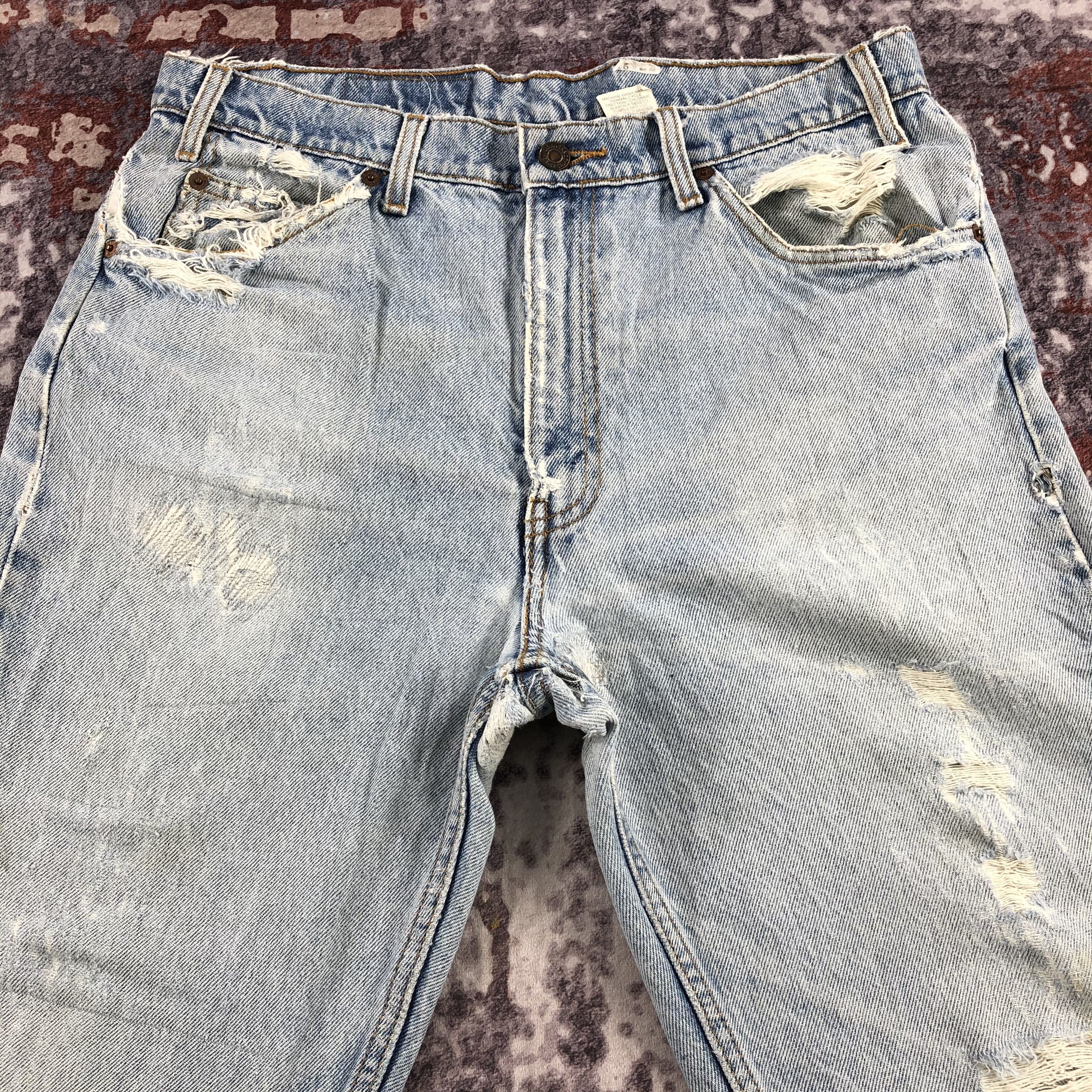 Levi's × Vintage 90s Vintage Light Wash Levis 505 Jeans-JM2662 Size US 34 / EU 50 - 3 Thumbnail