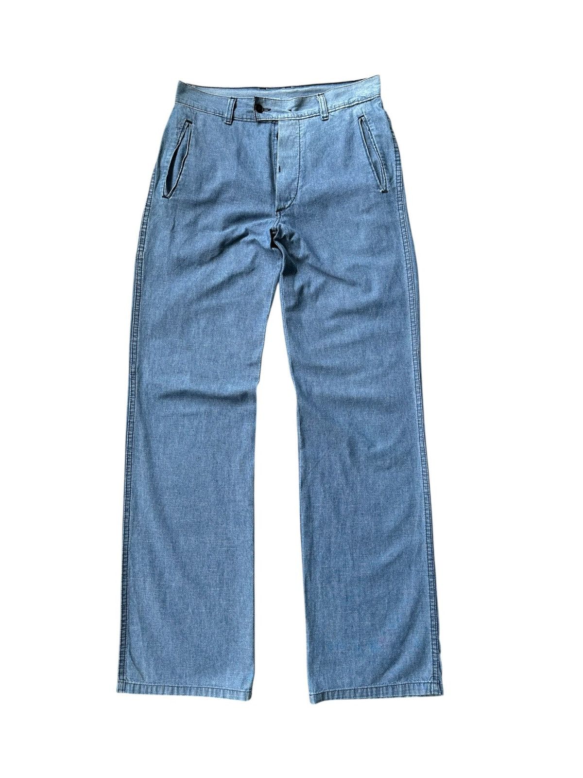 Issey Miyake 2001SS Zucca Travail - denim carpenter pant Size US 29 - 1 Thumbnail