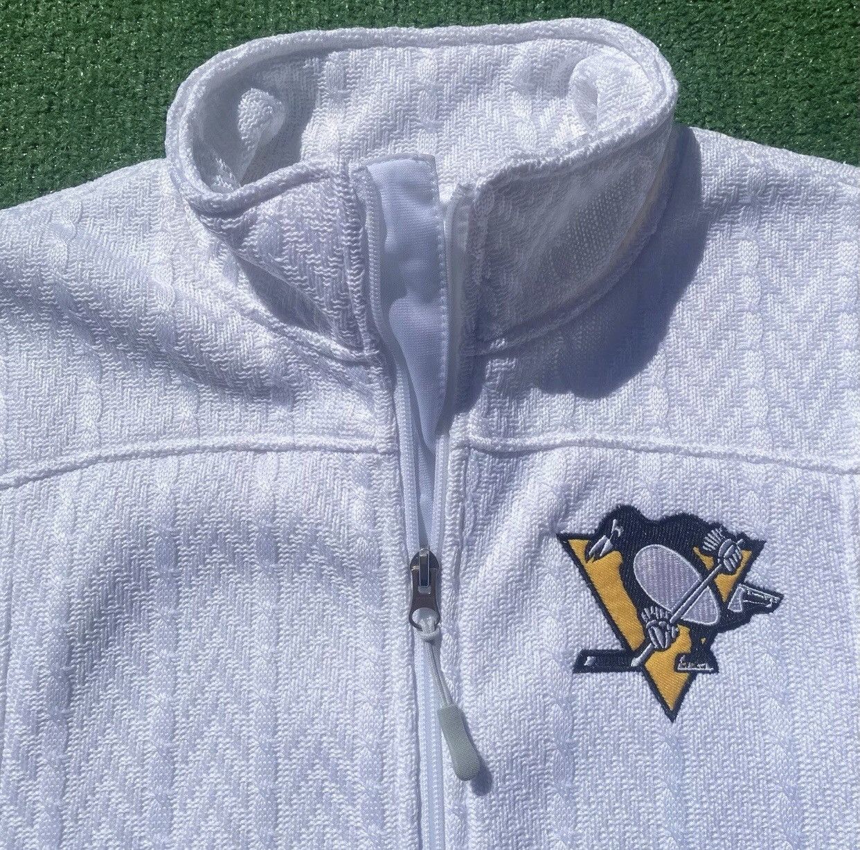 NHL NHL Pittsburg Penguins Glll Sports Carl Banks Knit Jacket XL Size XL / US 12-14 / IT 48-50 - 4 Thumbnail