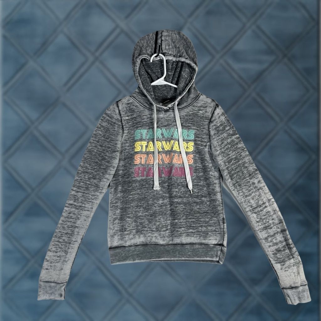 Star Wars Star Wars Lightweight Hoodie Women's S Gray Logo Star Size S / US 4 / IT 40 - 1 Thumbnail