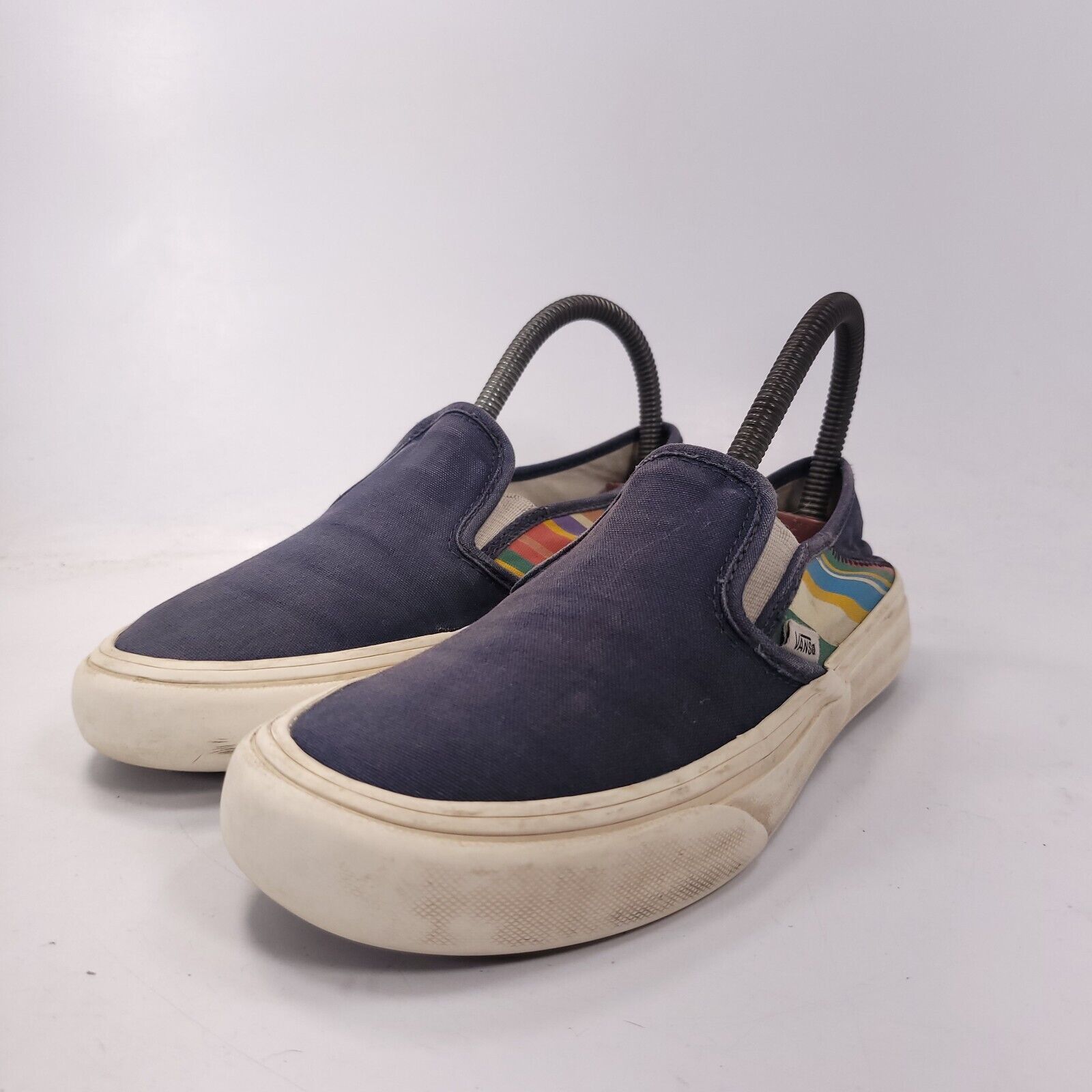 Vans Vans Off the Wall Shoe Womens Size 6 Mens 4.5 500714 Blue Size US 6 / IT 36 - 1 Thumbnail