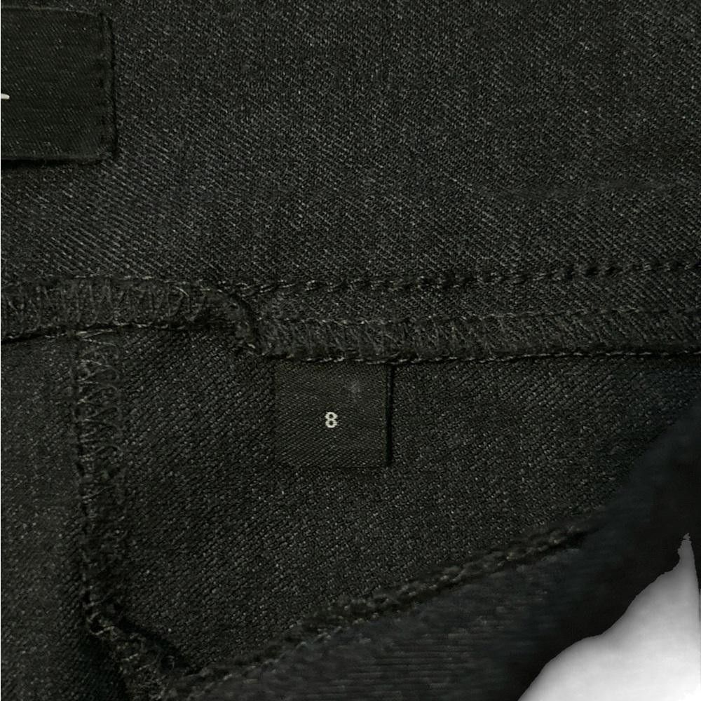 Designer Reitmans dark grey Women's black pull-on pants Size 30" / US 8 / IT 44 - 7 Thumbnail