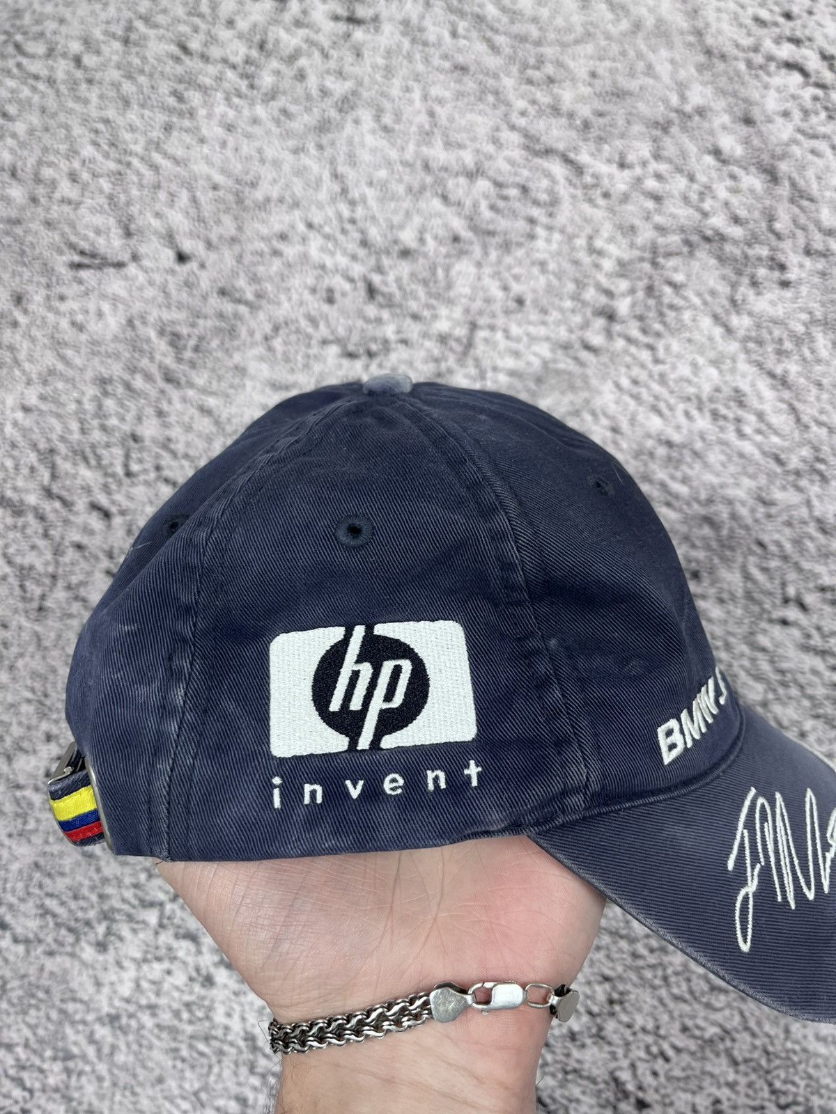 BMW Vintage Formula 1 BMW Williams team Faded Cap Hat Size ONE SIZE - 5 Thumbnail