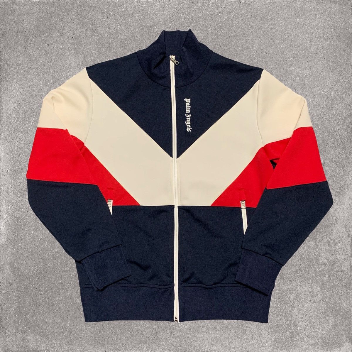 Palm Angels Palm Angels Medium Track Jacket V Colour Block Blue Jacket Size US M / EU 48-50 / 2 - 1 Thumbnail