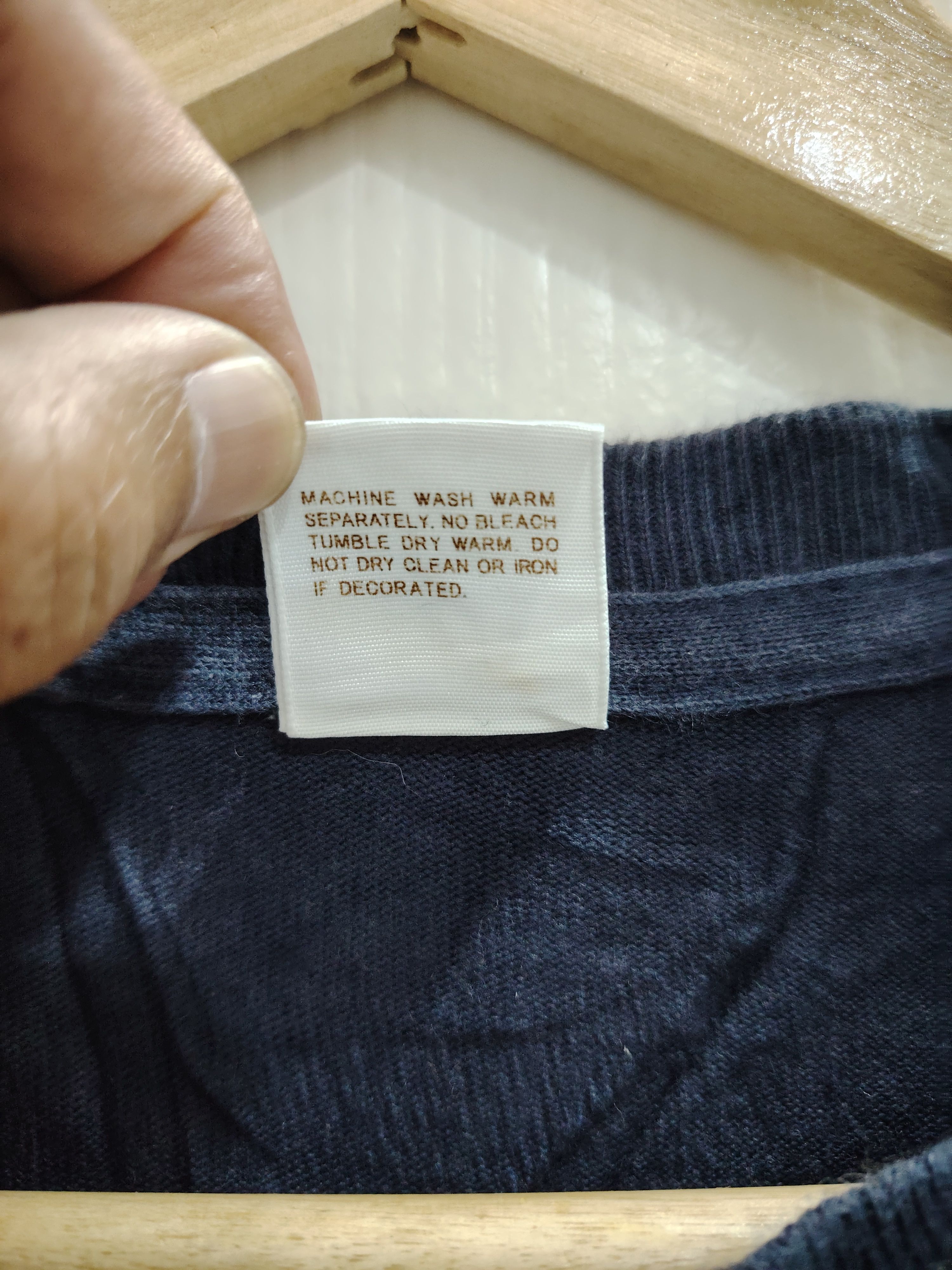 Denime Vtg Denime x Sportswear Single Pocket Heavy Cotton Tee Size US L / EU 52-54 / 3 - 7 Thumbnail