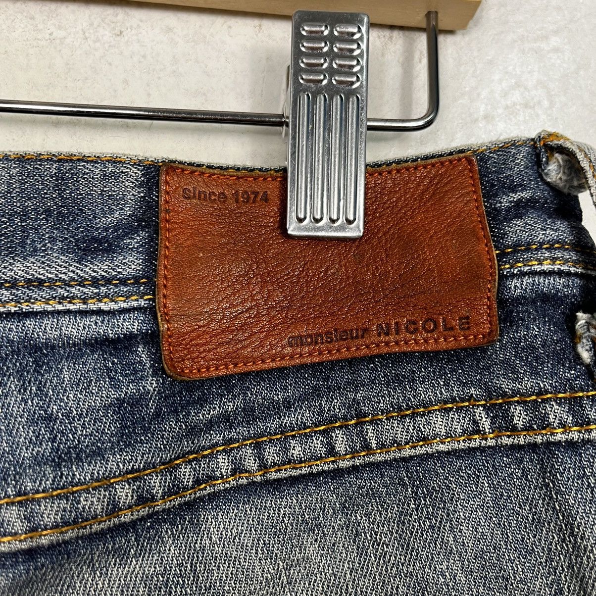Matsuda Vintage Monsieur Nicole By Matsuda Distressed Denim Size 32" / US 10 / IT 46 - 18 Thumbnail