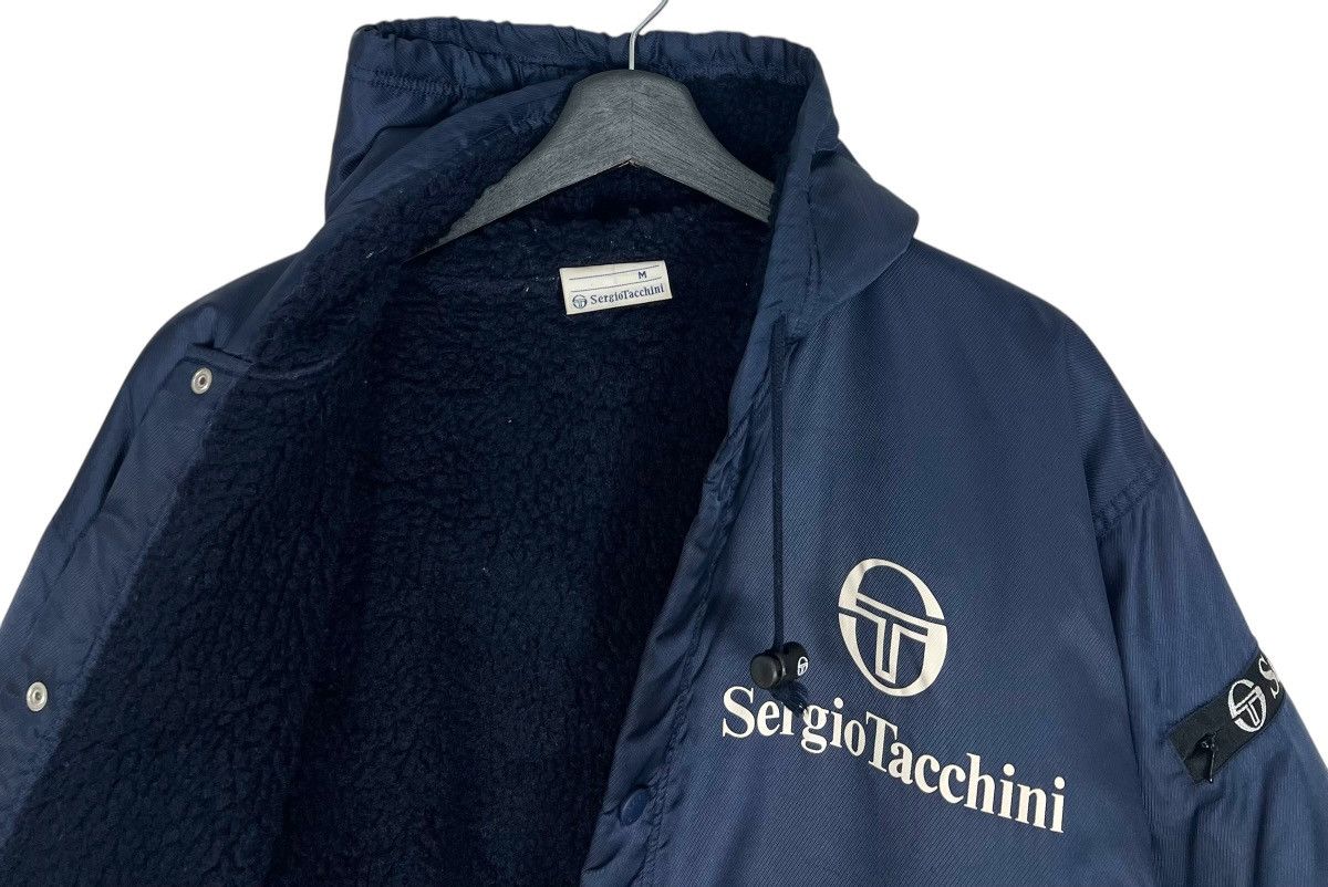 Sergio Tacchini Vintage Sergio Tacchini Fur Lined Coach Jacket Size US M / EU 48-50 / 2 - 7 Thumbnail