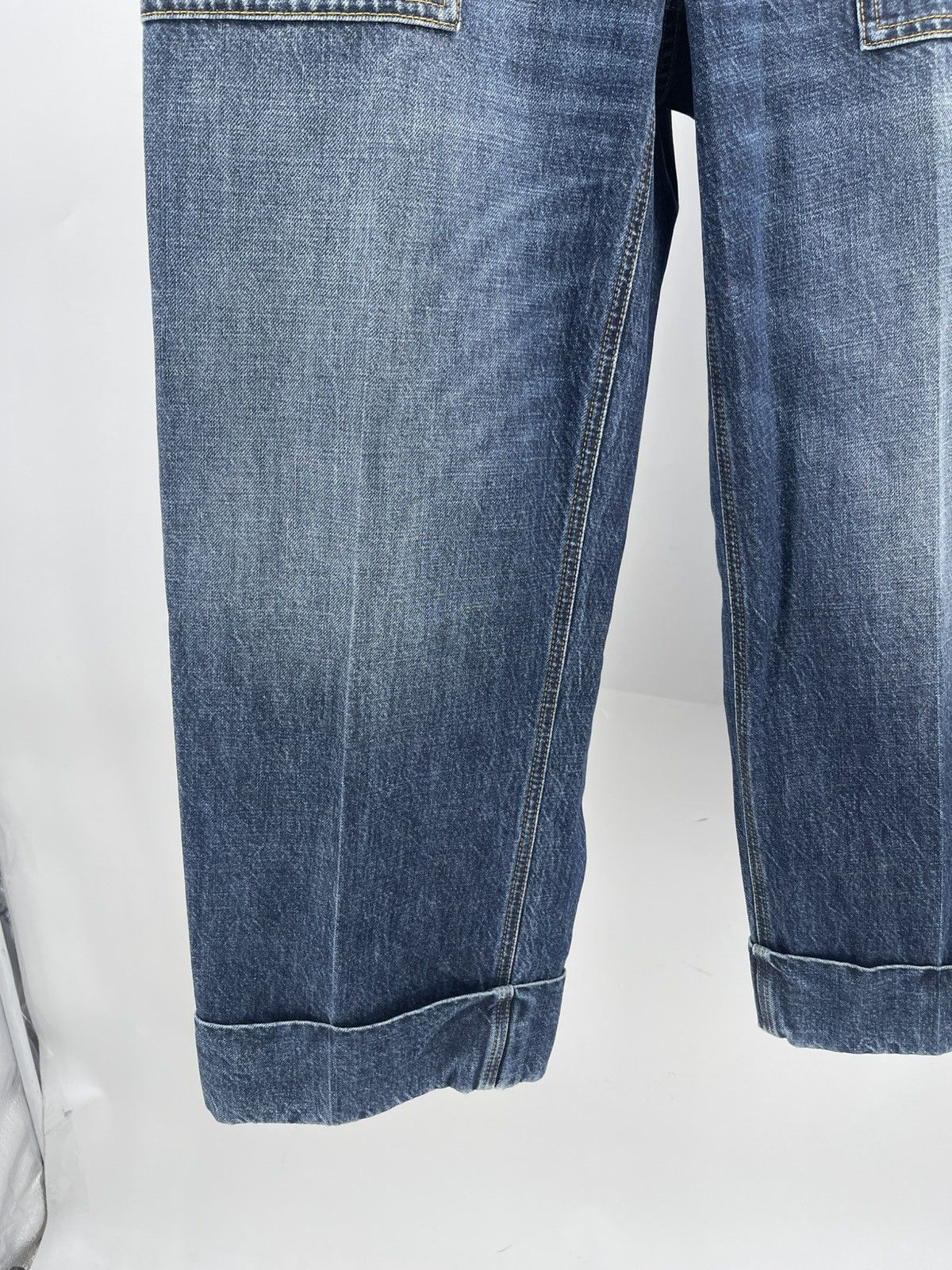 Bottega Veneta Bottega Veneta denim medium indigo size 40 Size 27" / US 4 / IT 40 - 3 Thumbnail