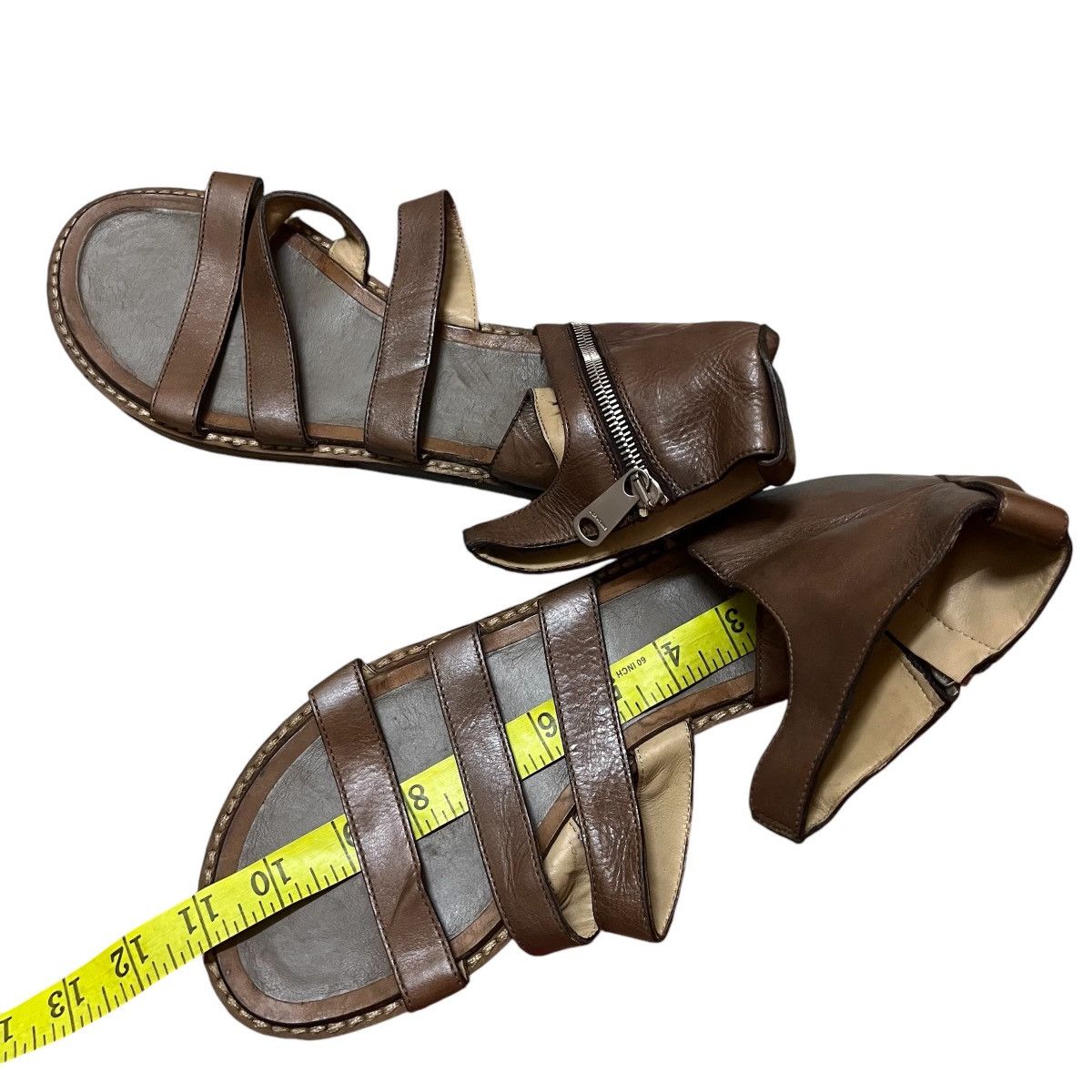 Christian Dior Monsieur × Dior Authentic Christian Dior Homme Leather Flat Sandals Size US 12 / IT 42 - 11 Thumbnail