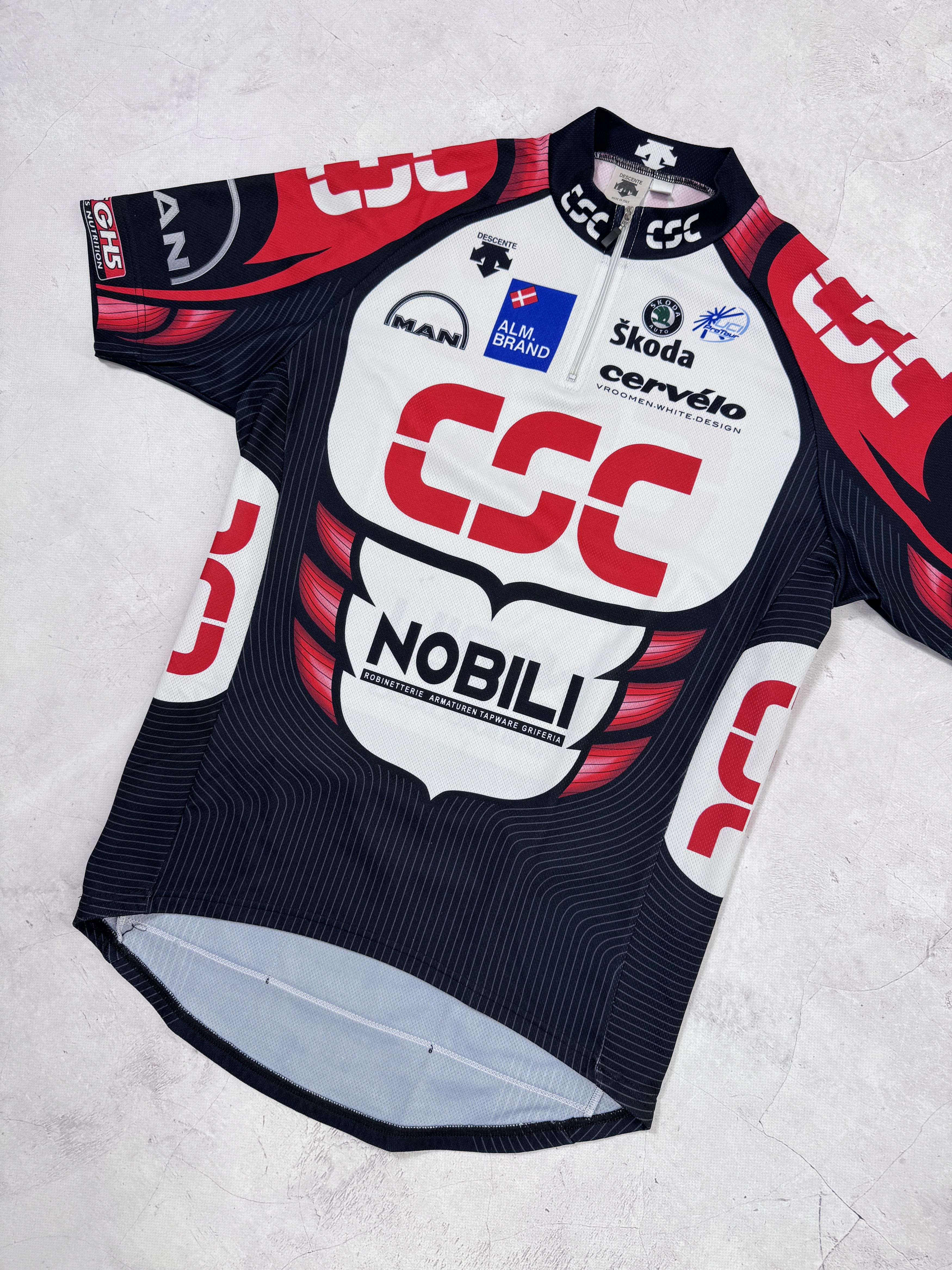 Sports Specialties Descente Team CSC Skoda Man Nobili Cycling Jersey Size US M / EU 48-50 / 2 - 2 Thumbnail