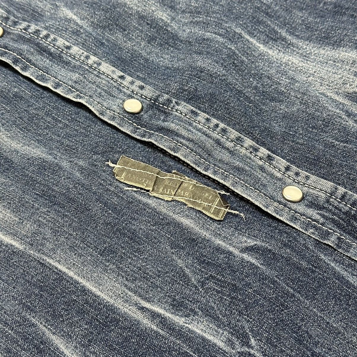 Diesel Vintage Diesel Pearl Snap patchwork Denim Western Shirt Size US S / EU 44-46 / 1 - 4 Thumbnail