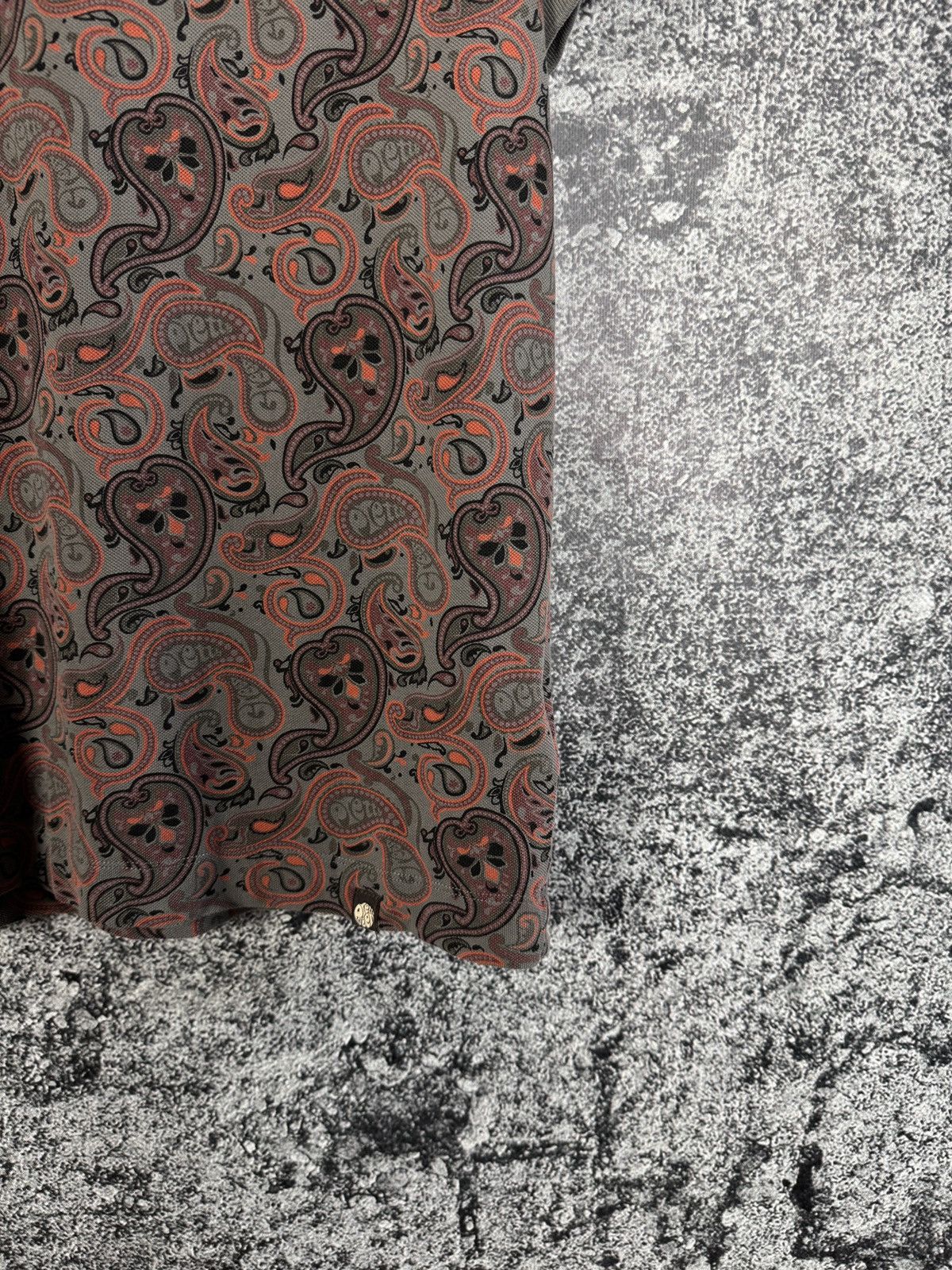 Pretty Green Pretty Green Short Sleeve Polo Shirt Paisley Print Size S Size US S / EU 44-46 / 1 - 5 Thumbnail