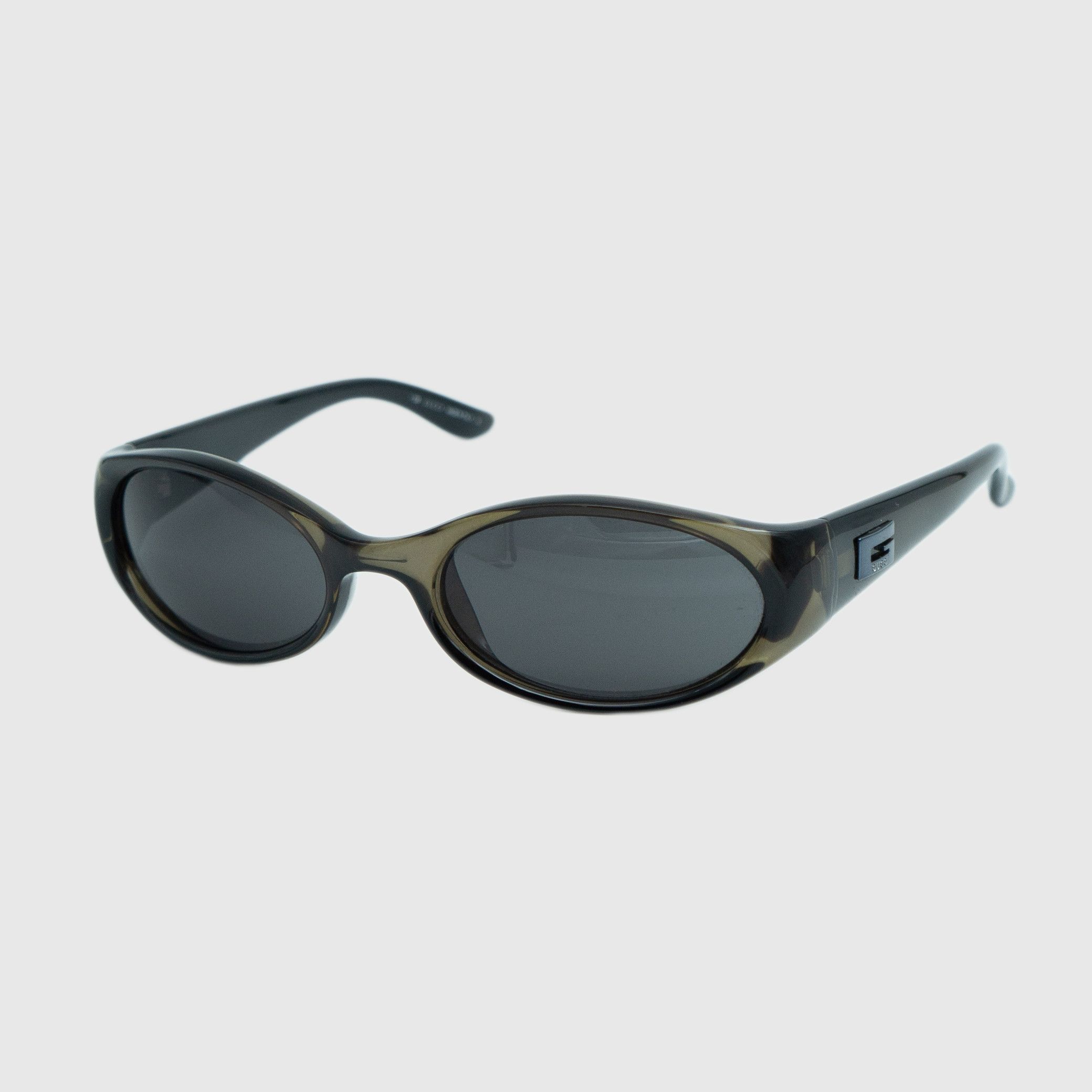 Gucci GUCCI GG 2457 Brown Oval Sunglasses Vintage 90s 00s