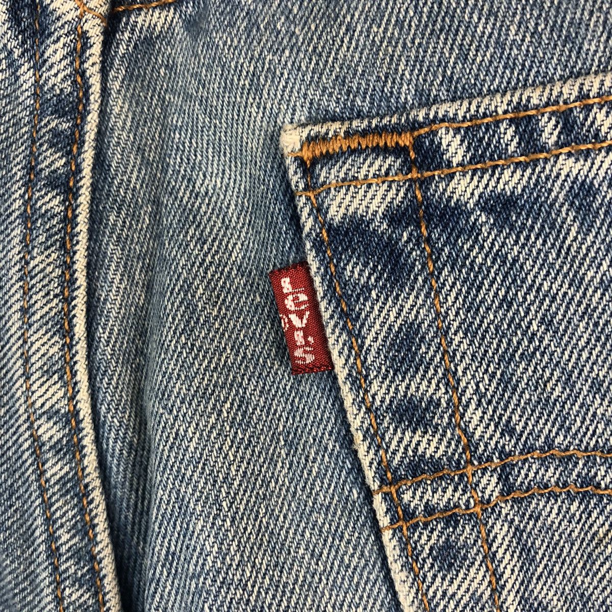 Levi's Levis 501 Blue Denim ripped vintage Pants #A2576 Size 30" / US 8 / IT 44 - 21 Thumbnail