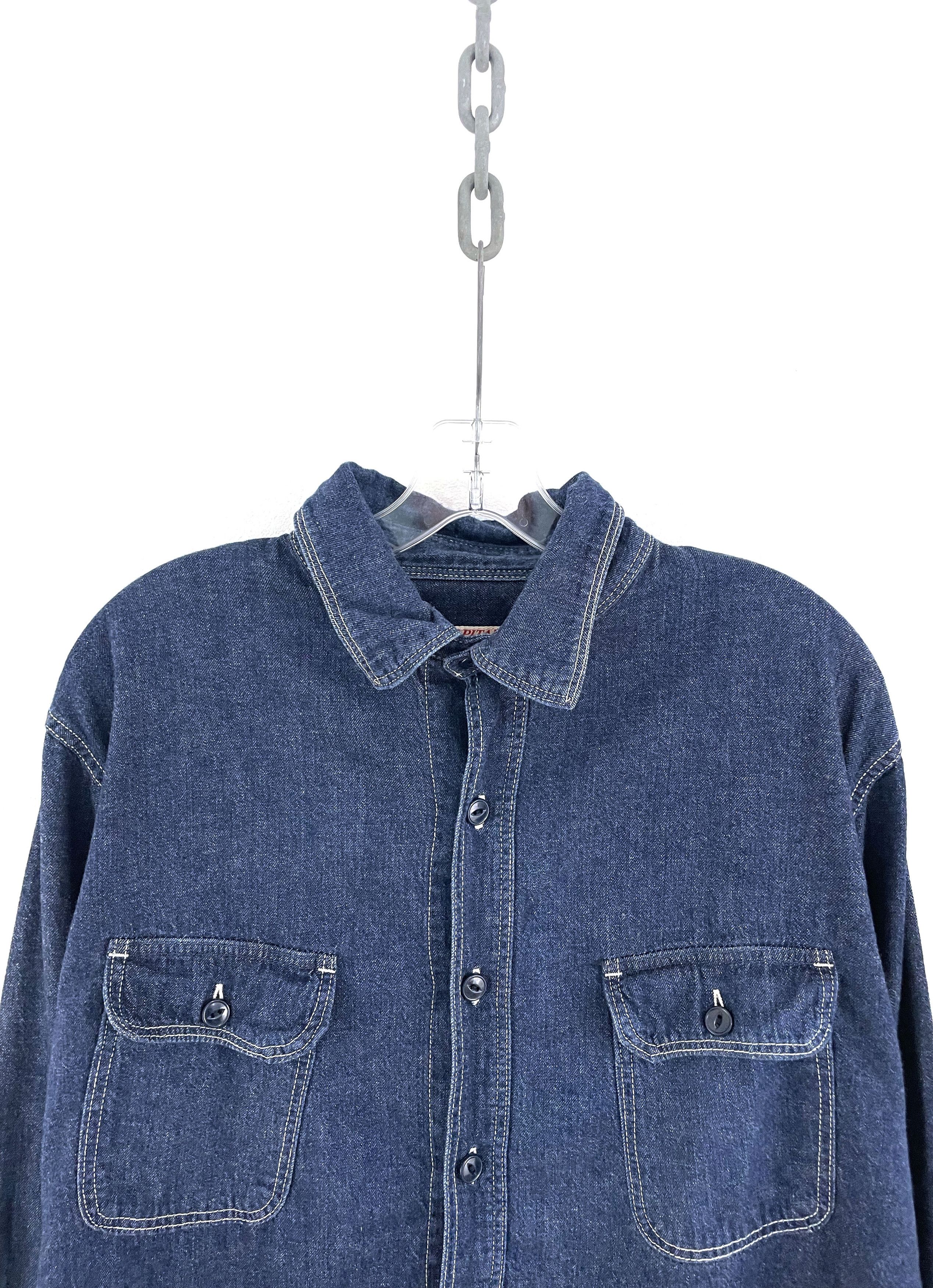 Kapital Cargo Denim Shirt Size US XL / EU 56 / 4 - 4 Thumbnail