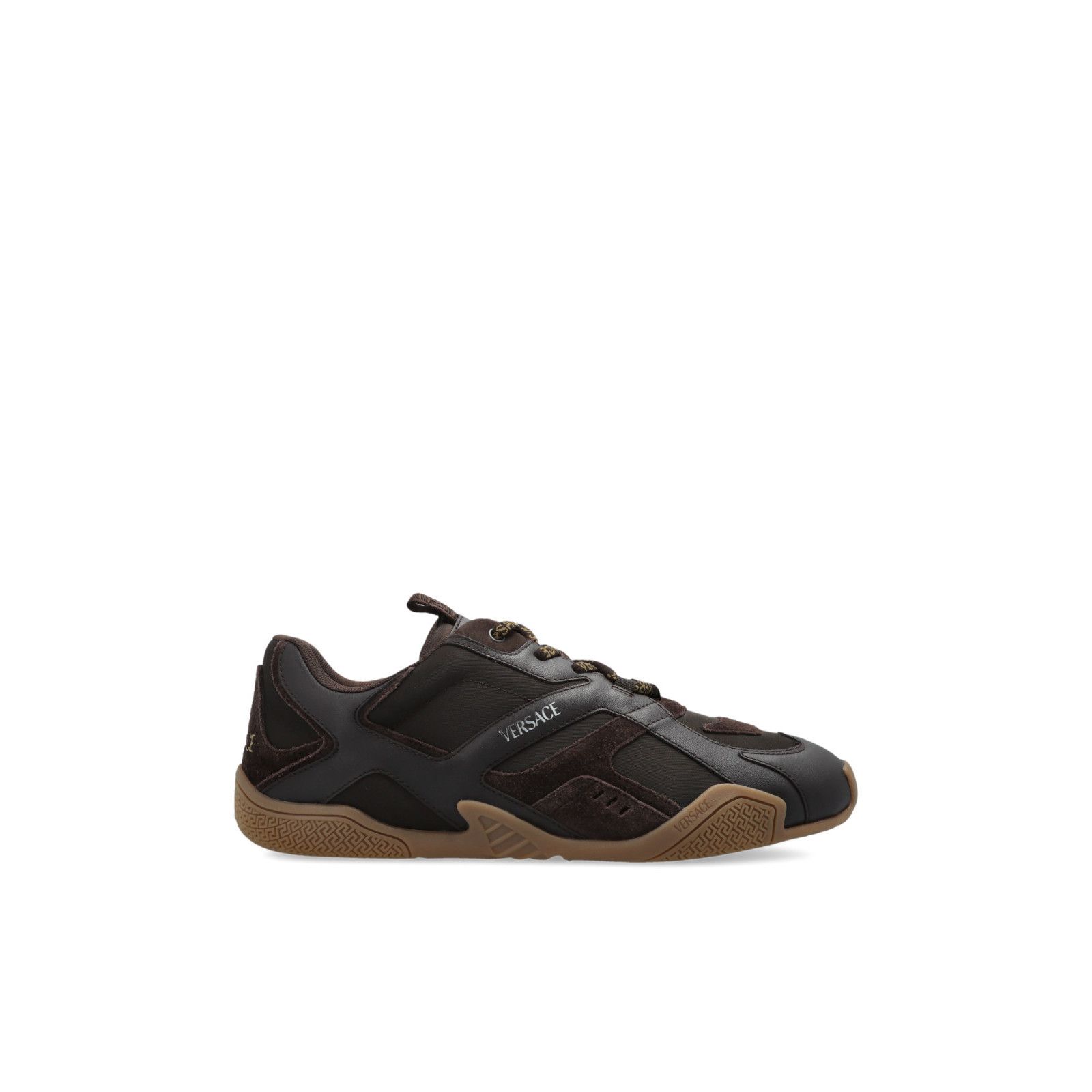 Versace VERSACE Brown Sneakers New & Authentic (Men's size:US 7.5 / Size US 7.5 / EU 40-41 - 1 Thumbnail
