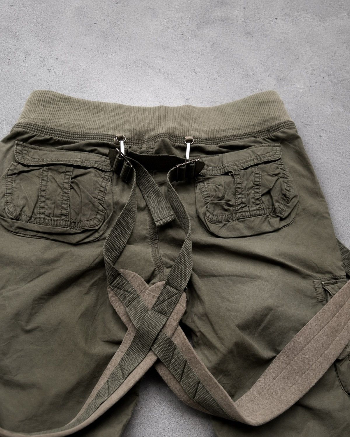 Le Grande Bleu (L.G.B.) GOA suspender flare cargo pants Size US 29 - 8 Thumbnail