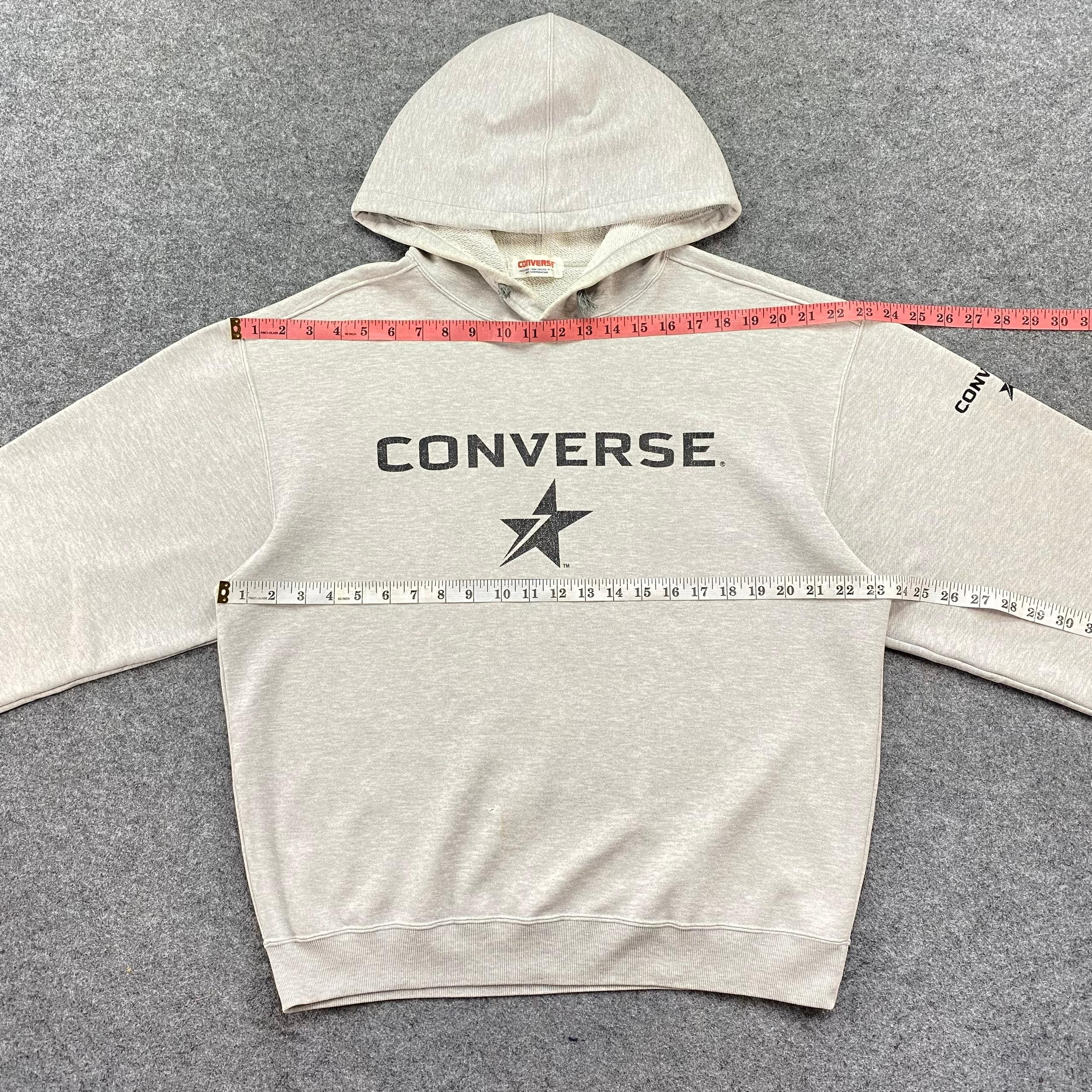 Converse Vintage 90s Converse Spell Out Hoodies Size US L / EU 52-54 / 3 - 4 Thumbnail