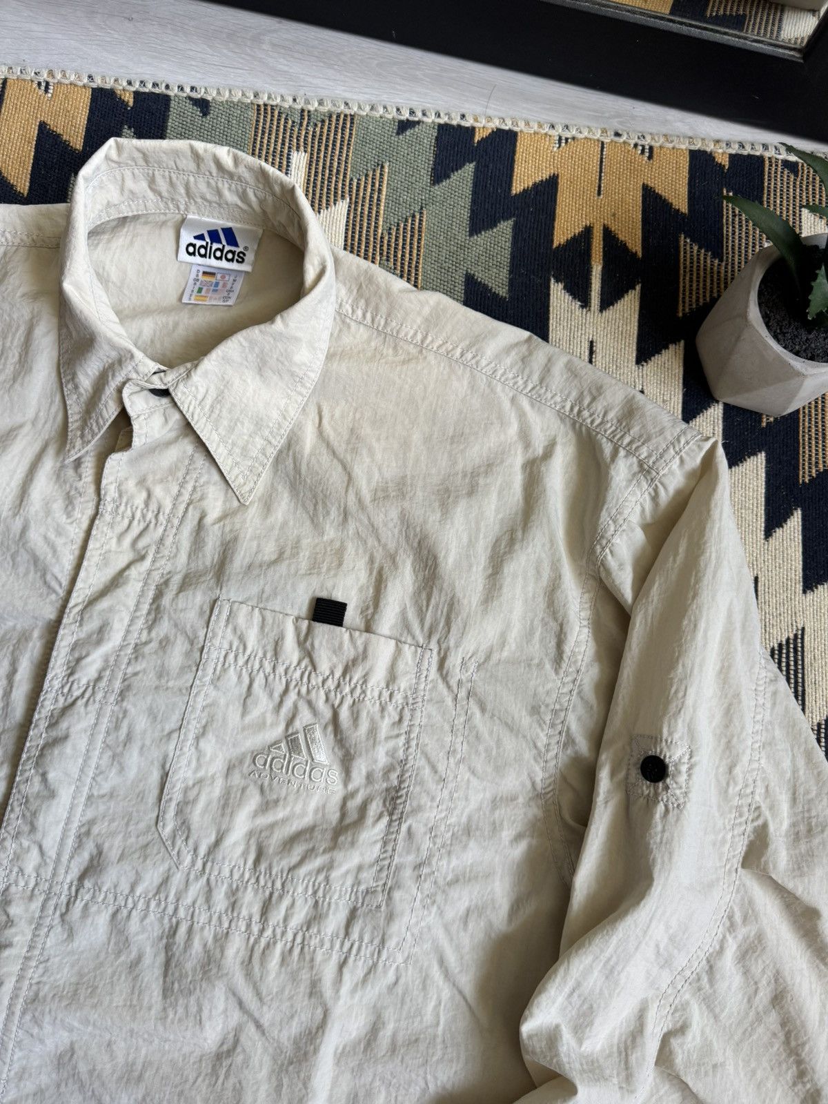 Adidas Vintage 99’ Adidas Adventure Transformer Button Up Shirt Size US M / EU 48-50 / 2 - 6 Thumbnail