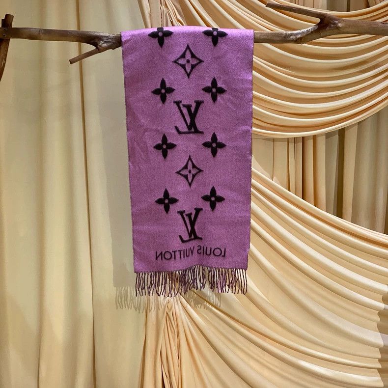 Louis Vuitton Louis Vuitton Purple and purple presbyopic double-faced ca Size ONE SIZE - 2 Thumbnail