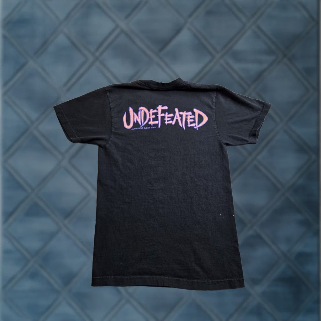 Undefeated Undefeated T Shirt XS Mens Short Sleeve Graphic Pullover USA Made Black Cotton, Crew Neck, Logo, Hip Hop, 2000s, Regular Fit, Vintage: No Size US XS / EU 42 / 0 - 1 Thumbnail
