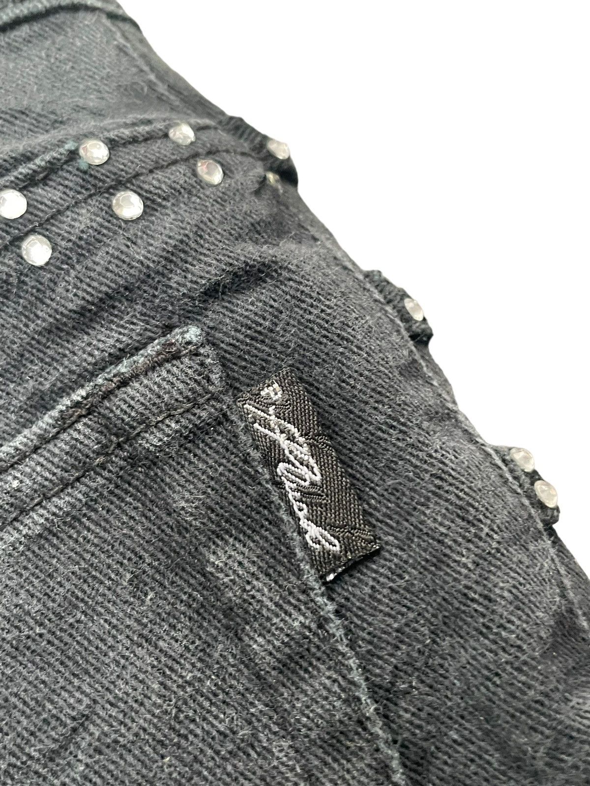 Designer Platinum Plush Flare Custom Denim Size 31" - 10 Thumbnail