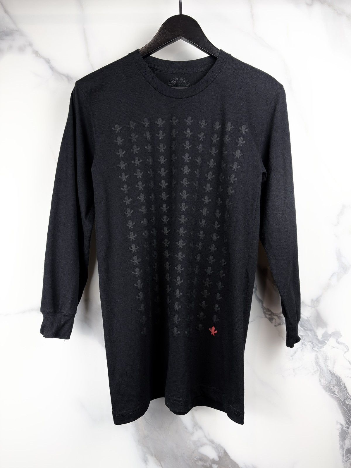 Chrome Hearts Chrome Hearts All Over Foti Skull Logo Longsleeve Tshirt Size US S / EU 44-46 / 1 - 1 Thumbnail