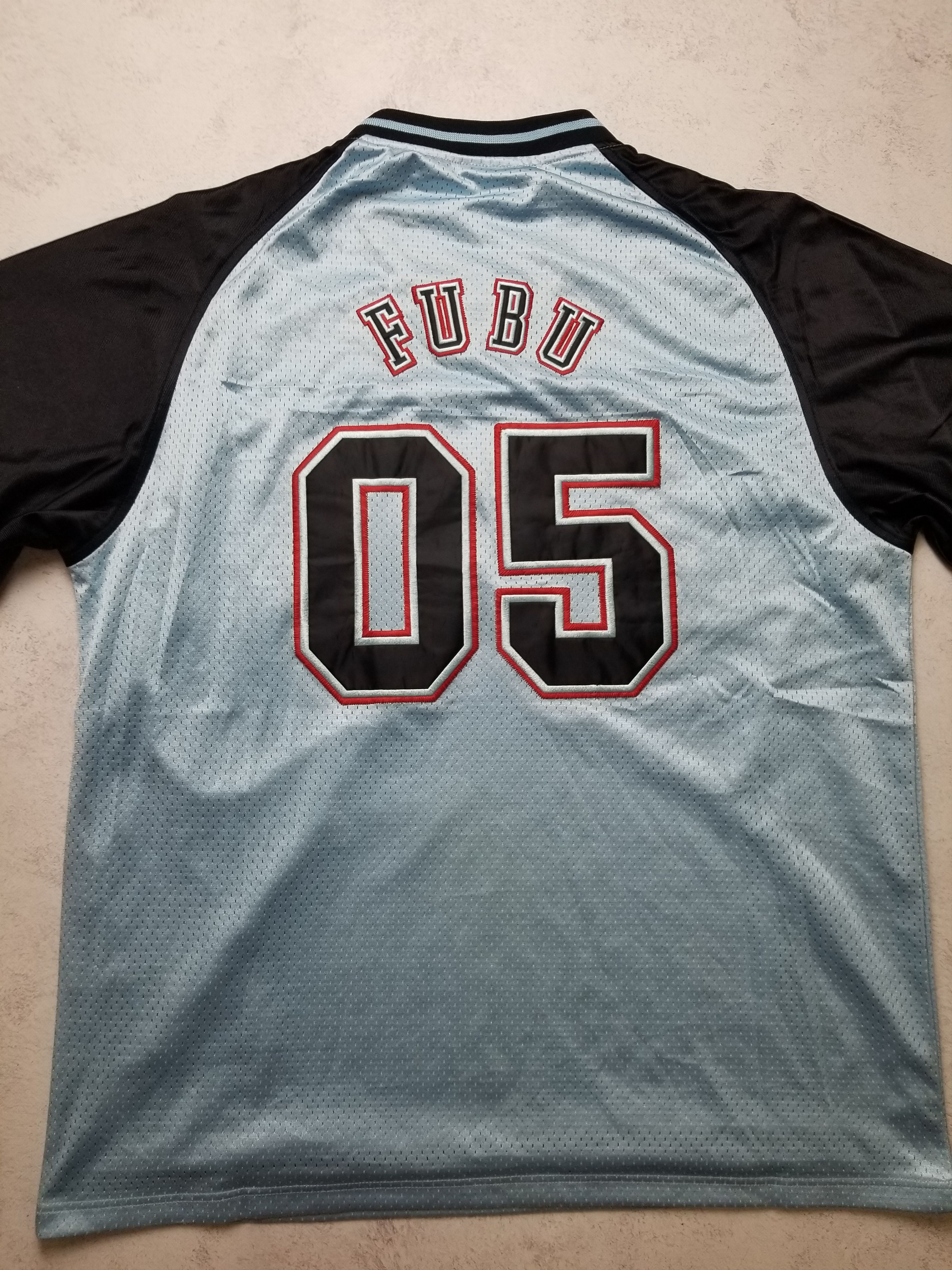 Fubu Vintage FUBU 05 Rap Hip Hop Retro Y2K Blue Jersey Size US L / EU 52-54 / 3 - 7 Thumbnail