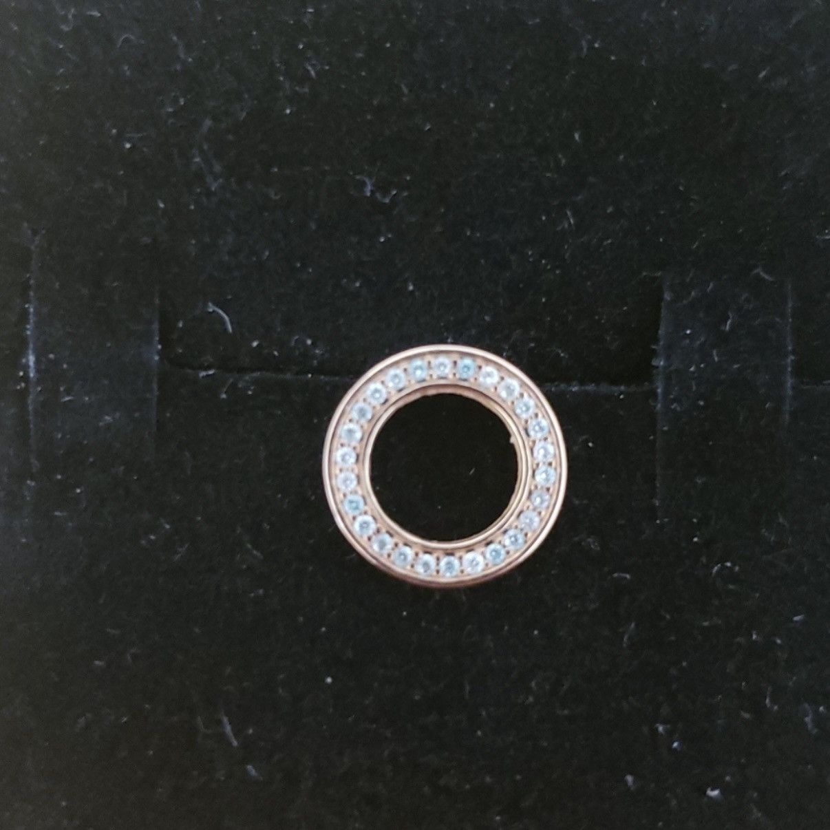 pandora Pandora Rose Gold Sparkling Circle Stud Earrings Size ONE SIZE - 7 Thumbnail