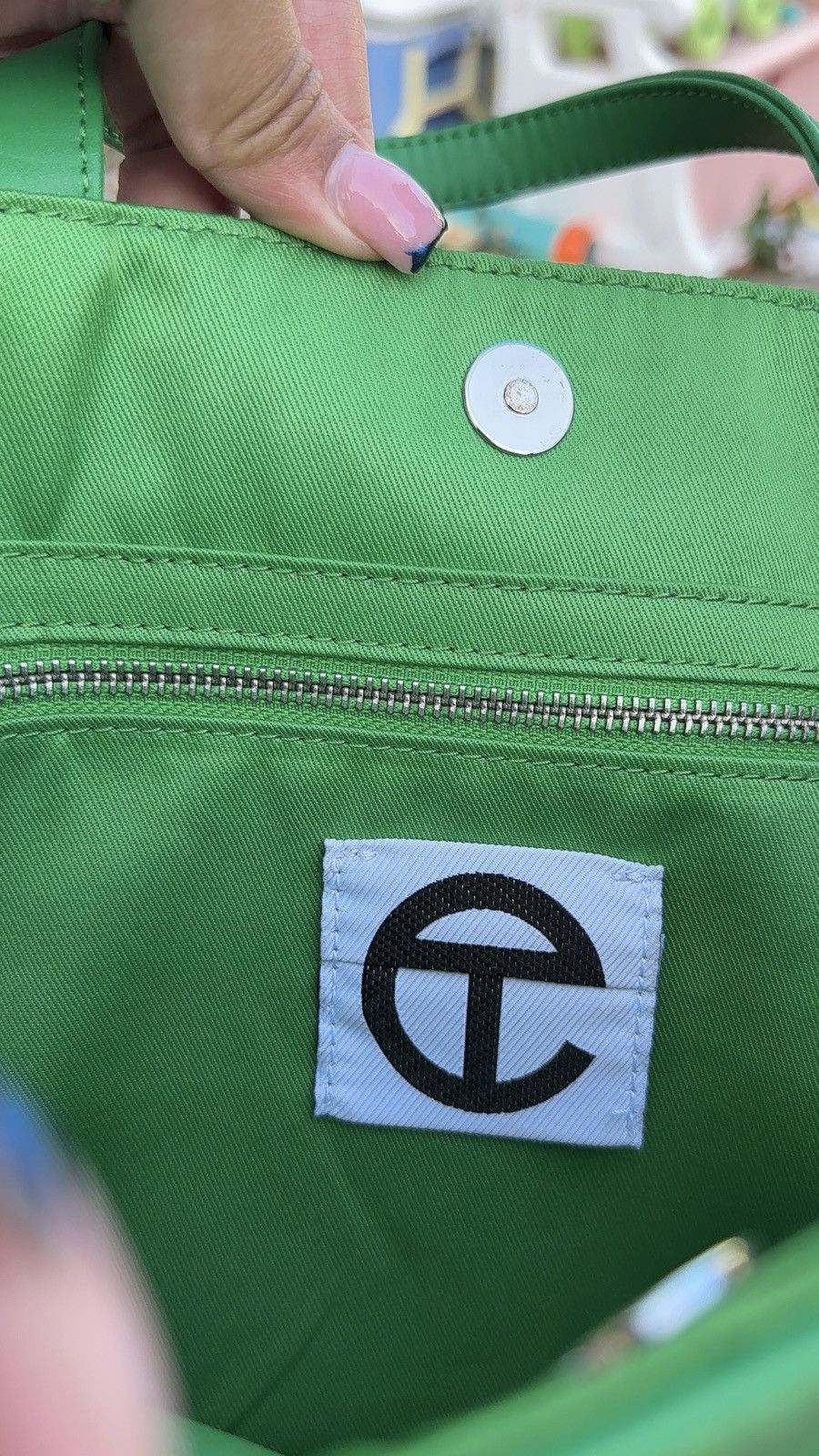 Telfar TELFAR GREENSCREEN MED SHOPPER Size ONE SIZE - 6 Thumbnail