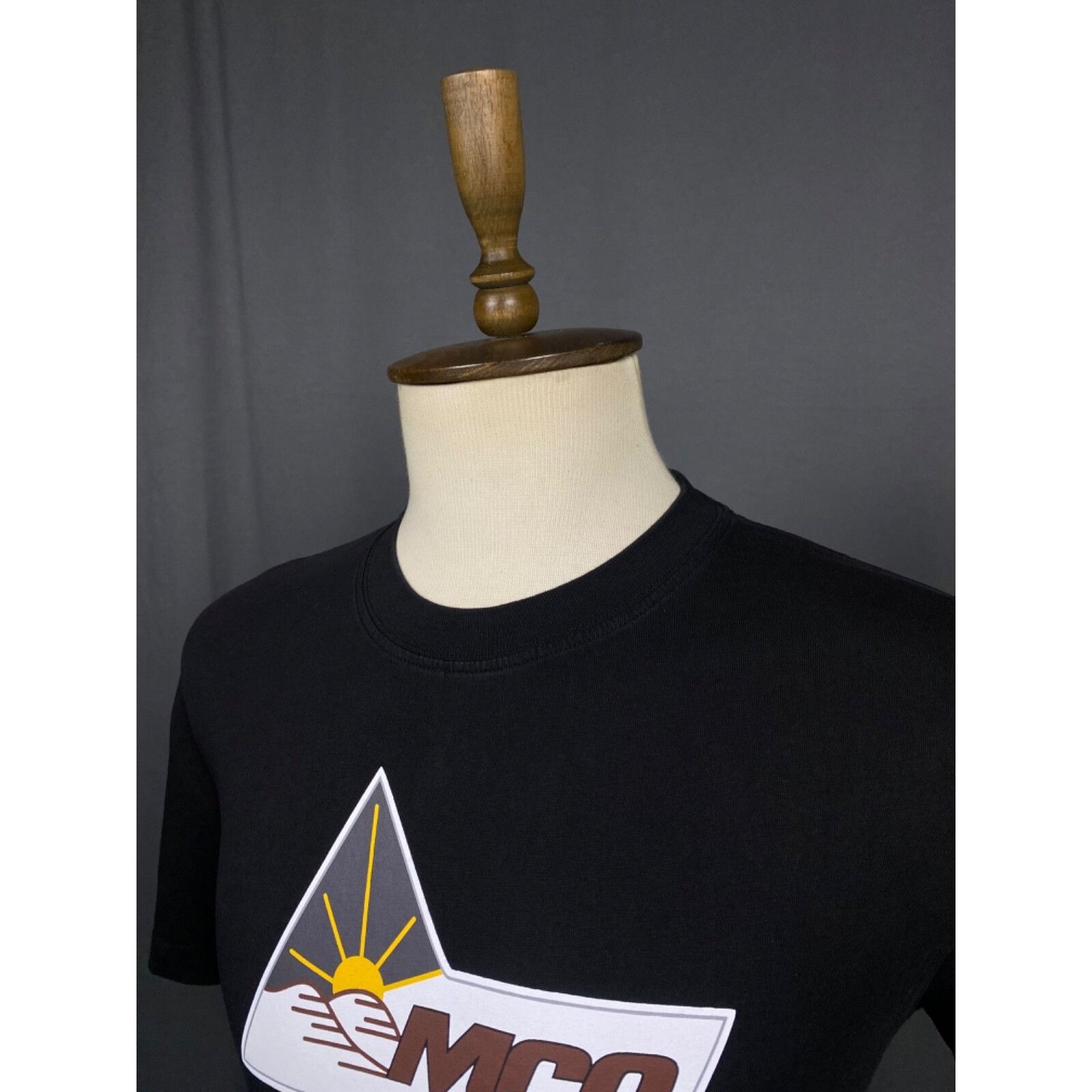 Alexander McQueen MINT! Alexander McQueen McQ Big Logo Men's Black T-Shirt Siz Size US S / EU 44-46 / 1 - 5 Thumbnail