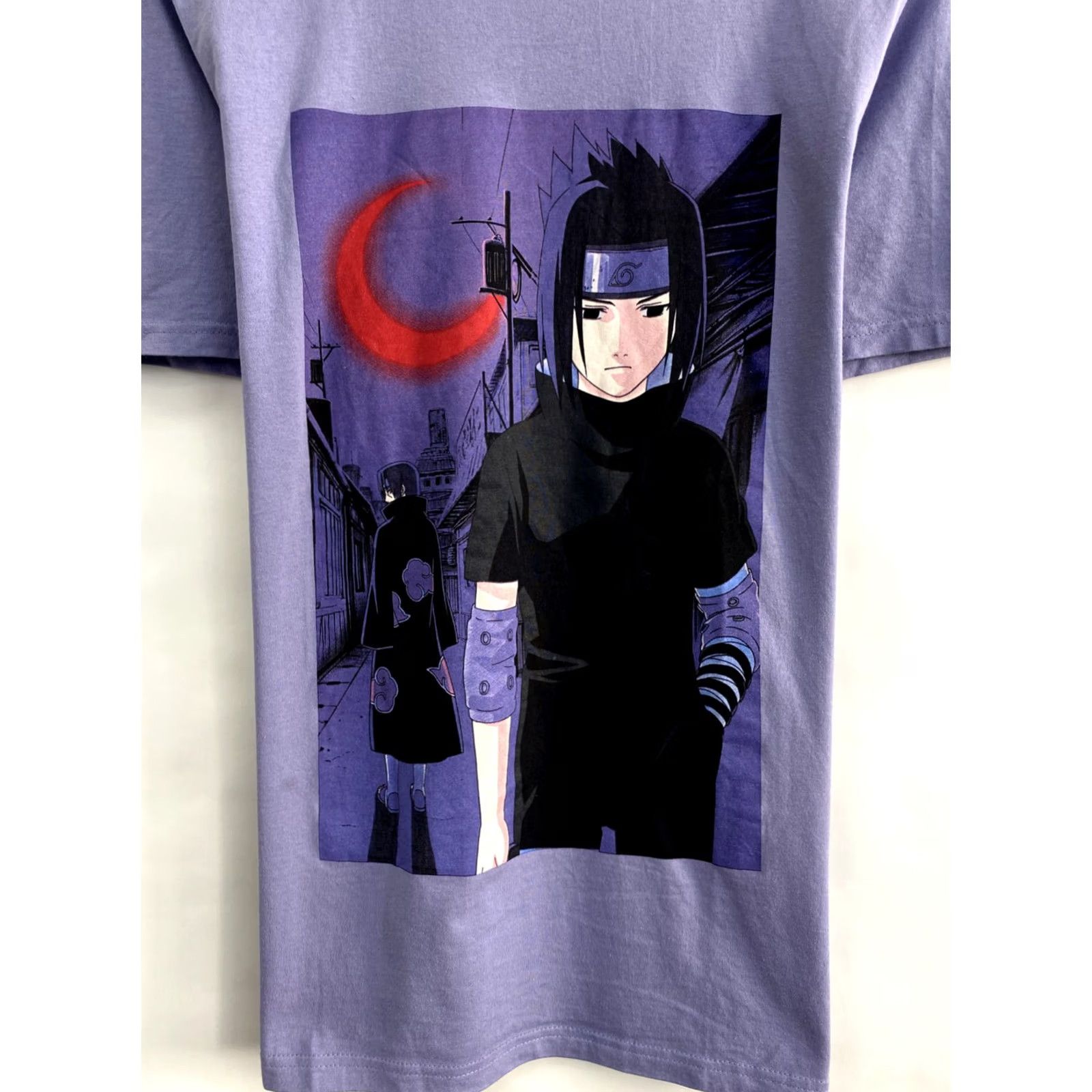 Gildan VINTAGE Naruto Sasuke Anime T-Shirt Men M Purple Violet Retro Y2K Size US M / EU 48-50 / 2 - 4 Thumbnail